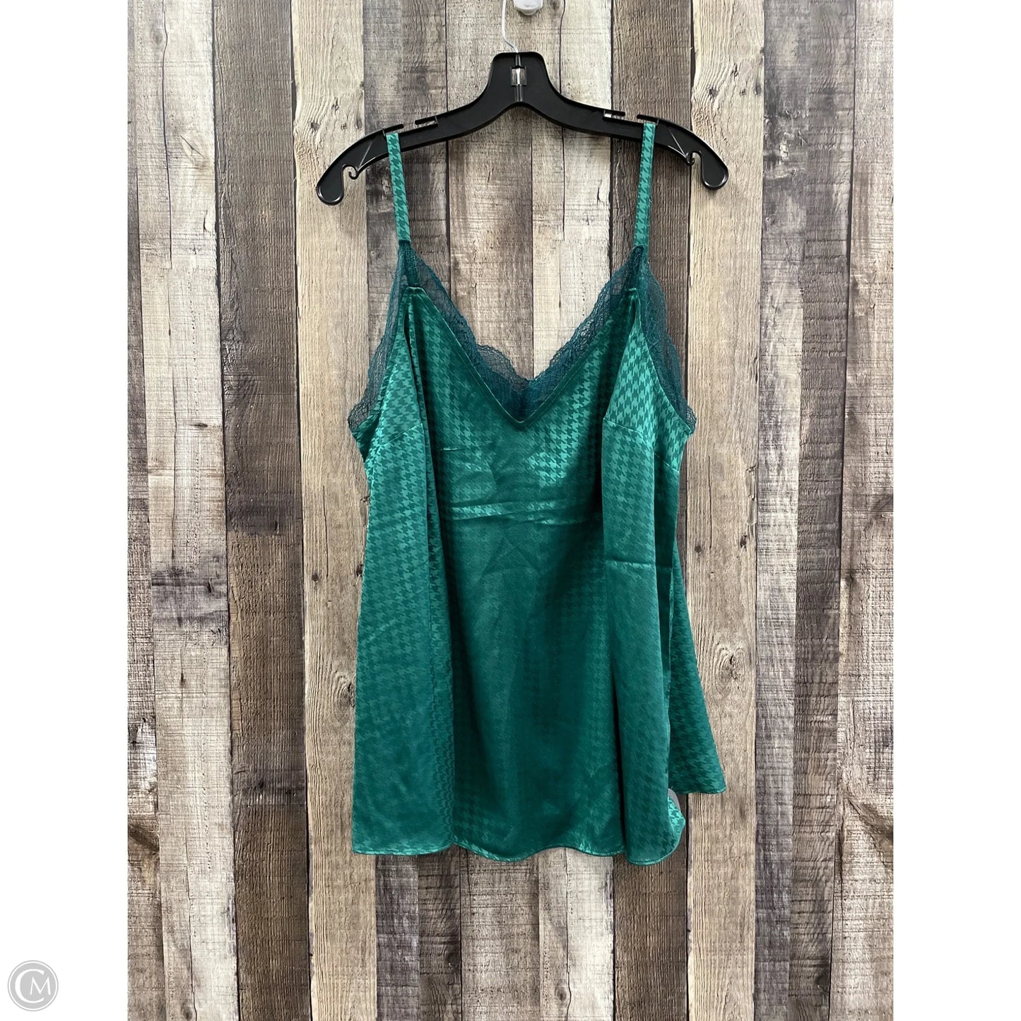 Top Sleeveless By Torrid In Green, Size: 1x