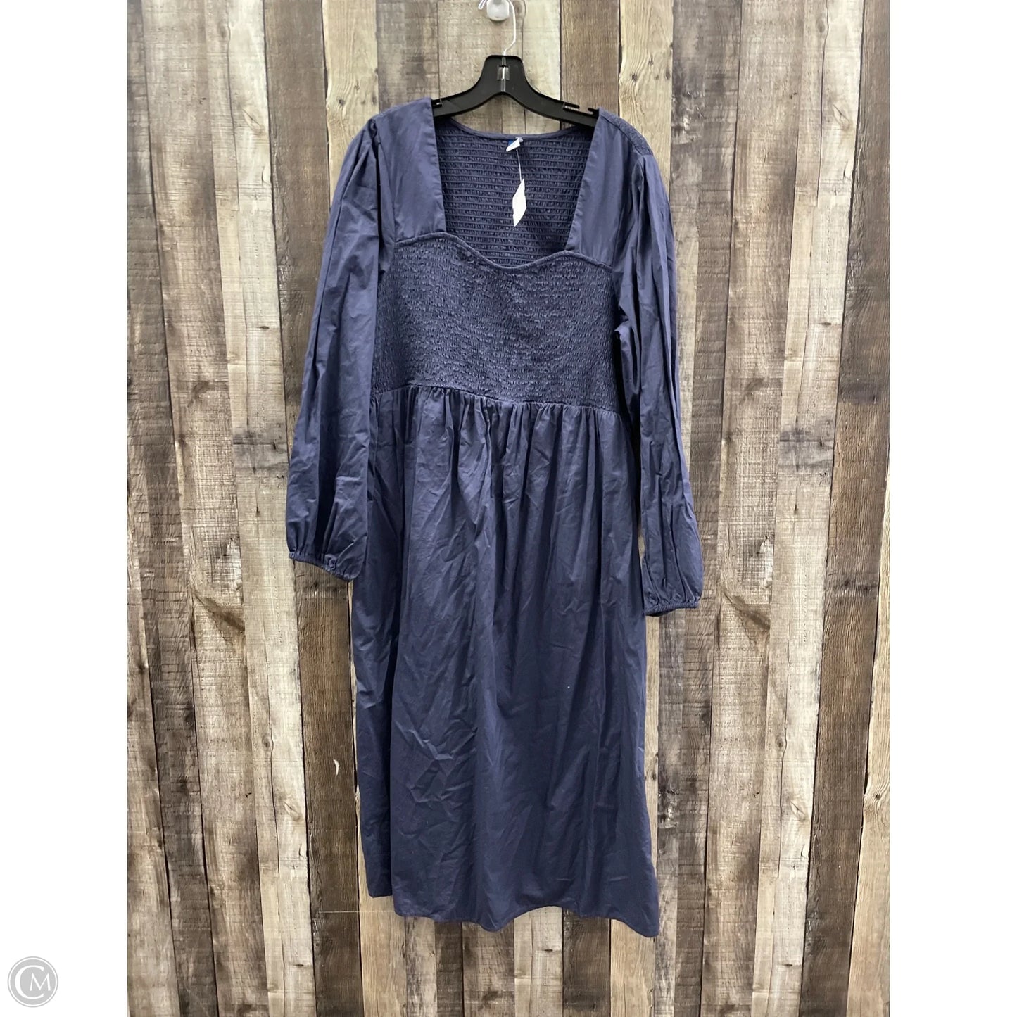 Dress Casual Maxi By Old Navy In Navy, Size: Xl