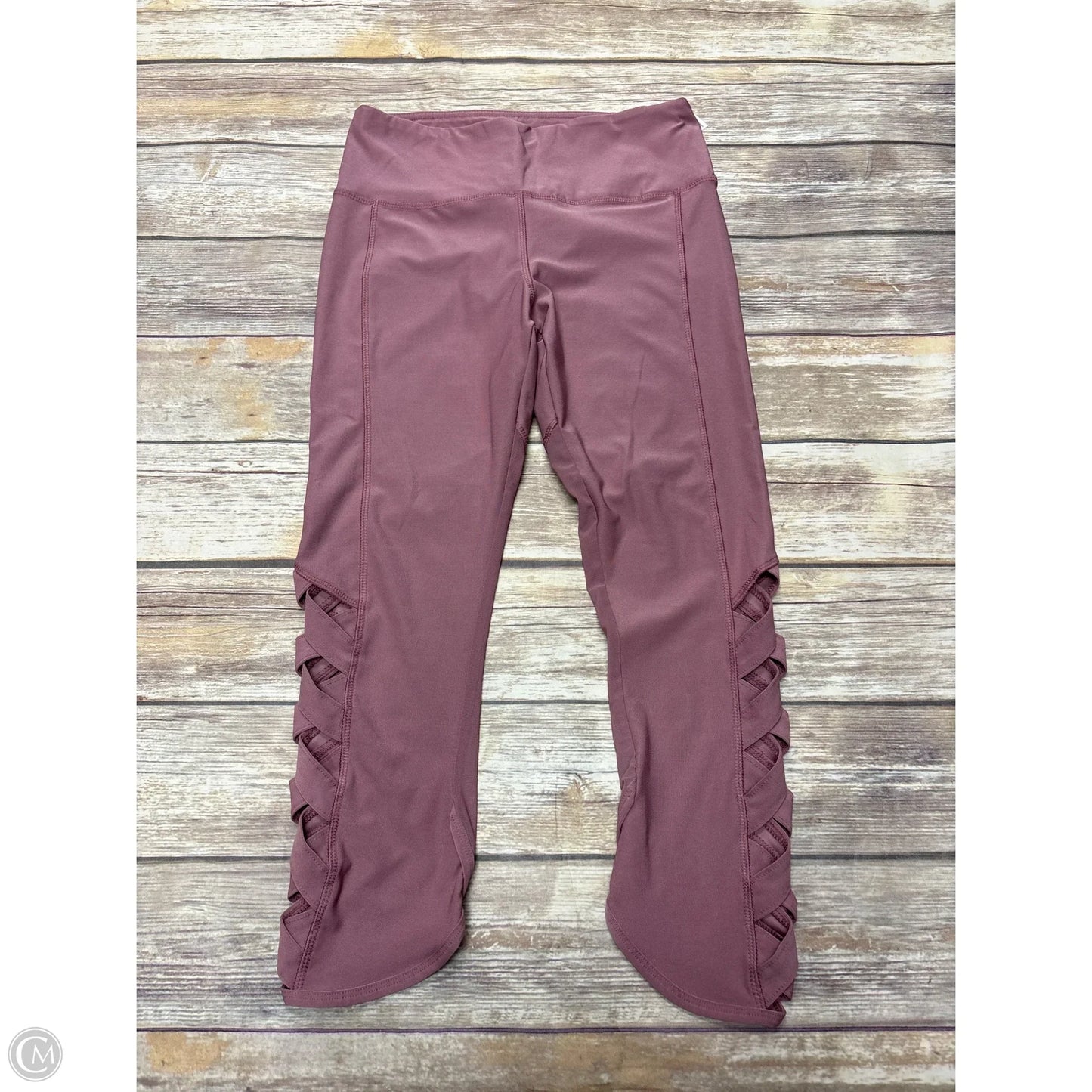 Athletic Leggings By Vogo In Pink, Size: M
