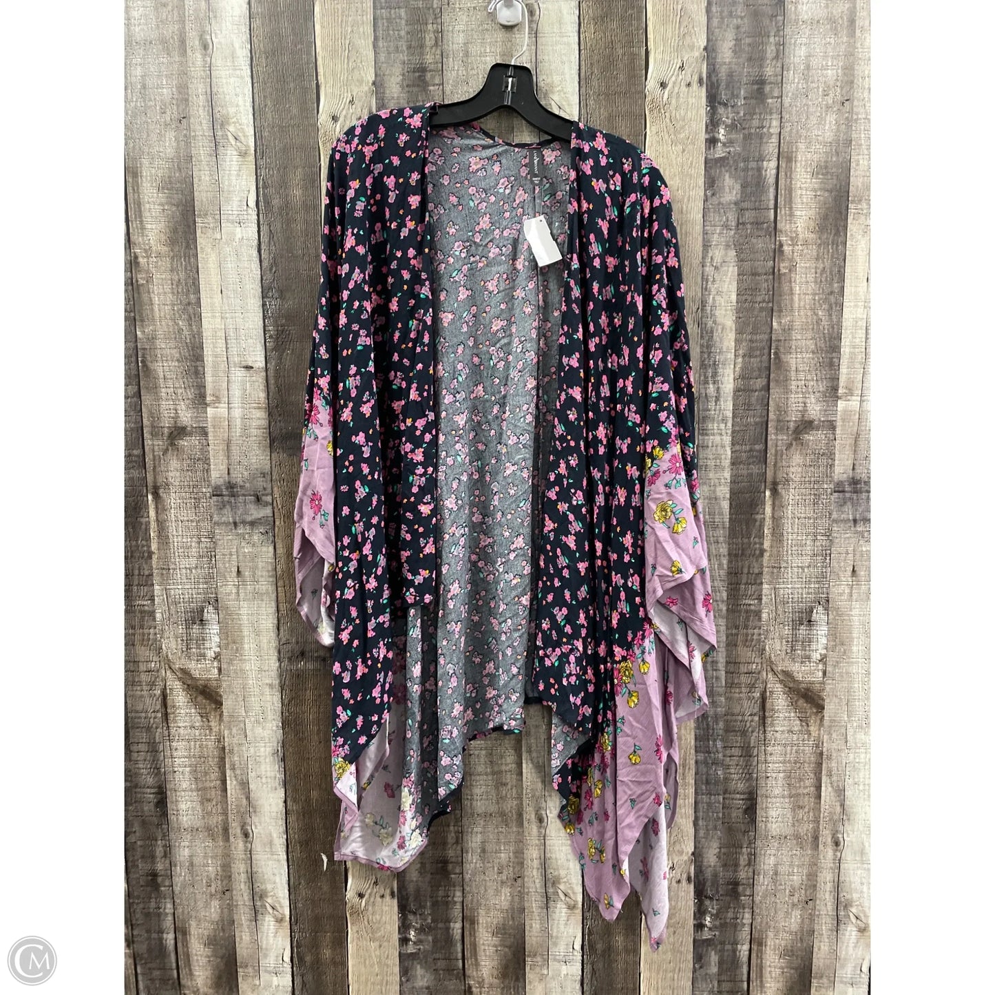 Kimono By Lane Bryant In Floral Print, Size: Osfm