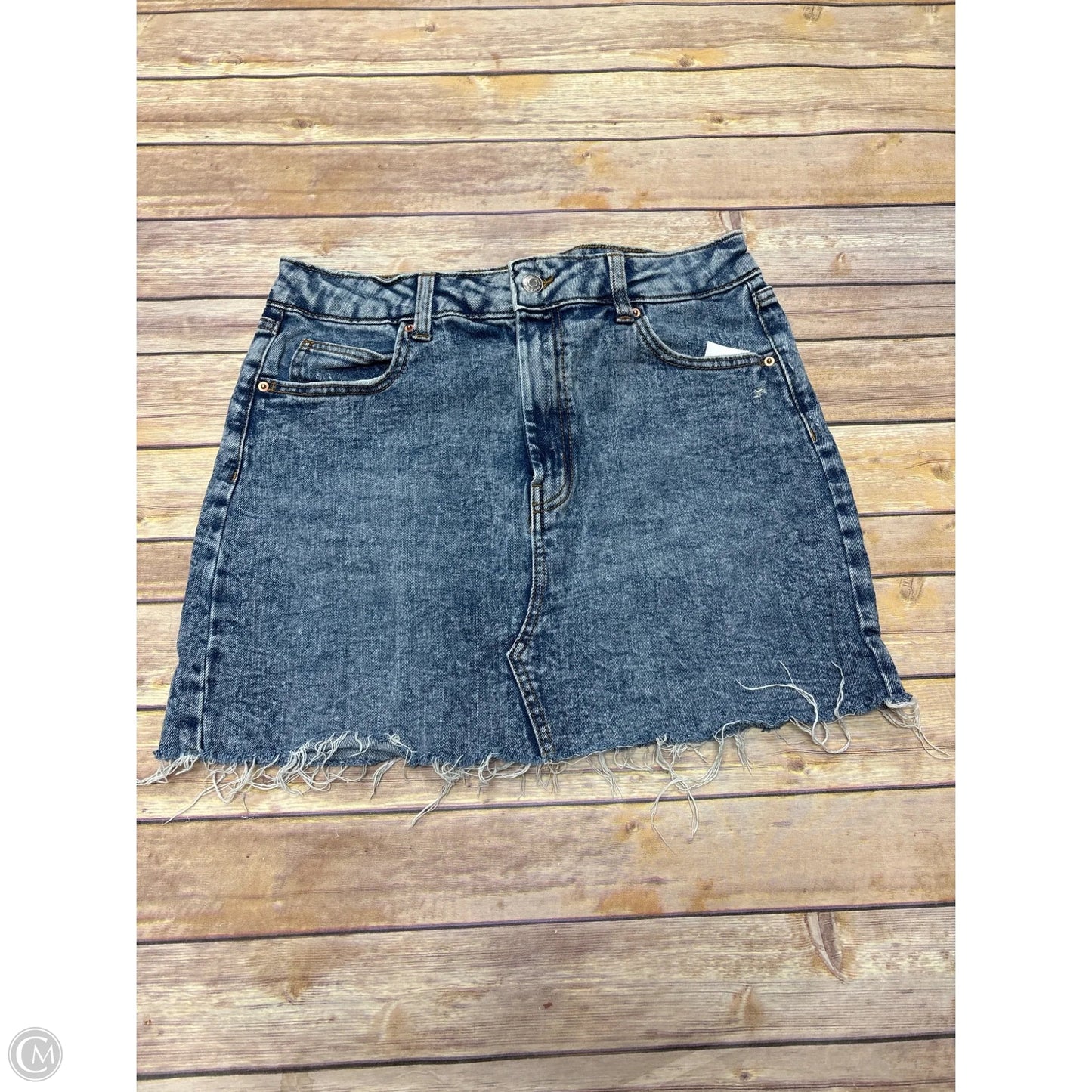 Skirt Mini & Short By Wild Fable In Blue Denim, Size: 12
