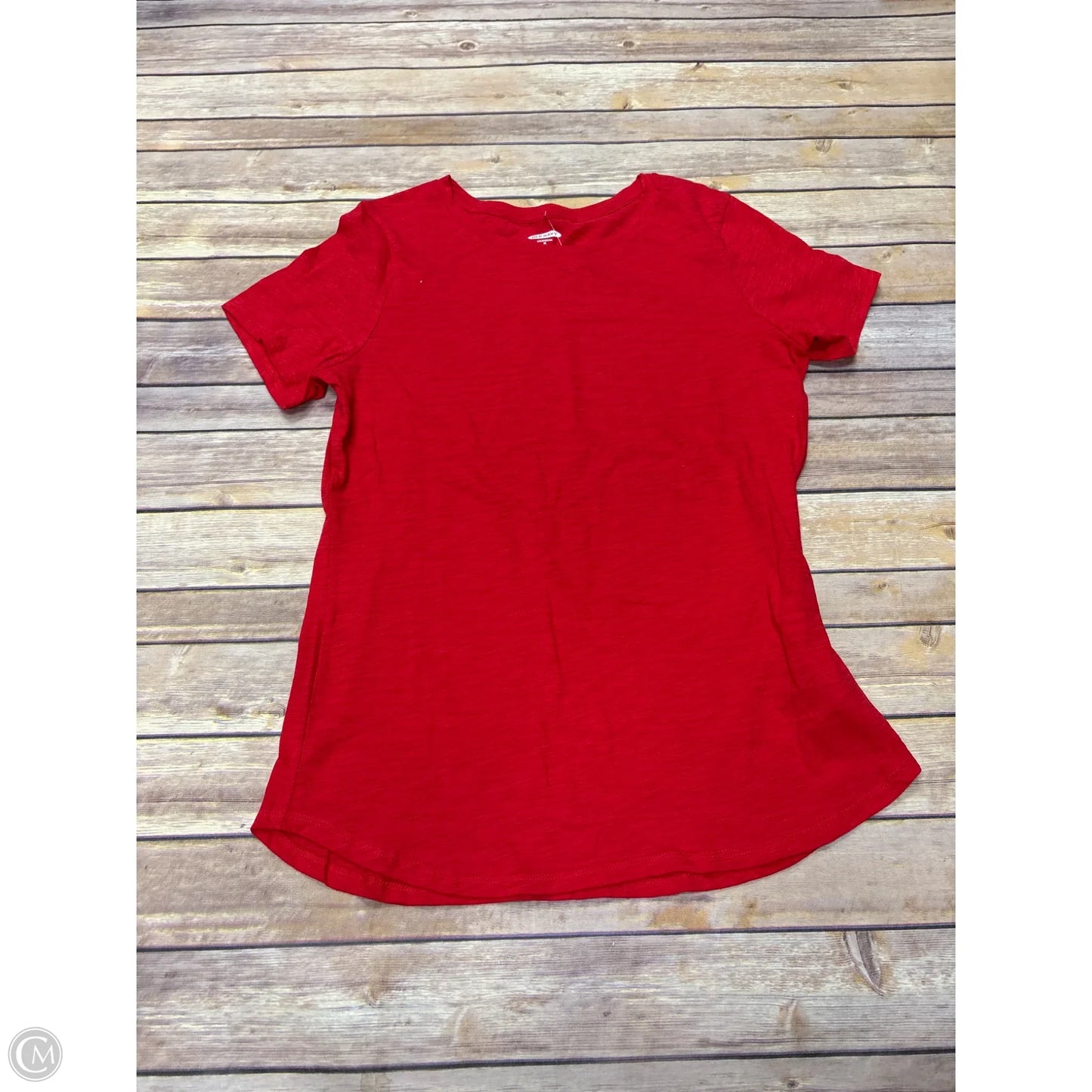 Top Short Sleeve Basic By Old Navy In Red, Size: M