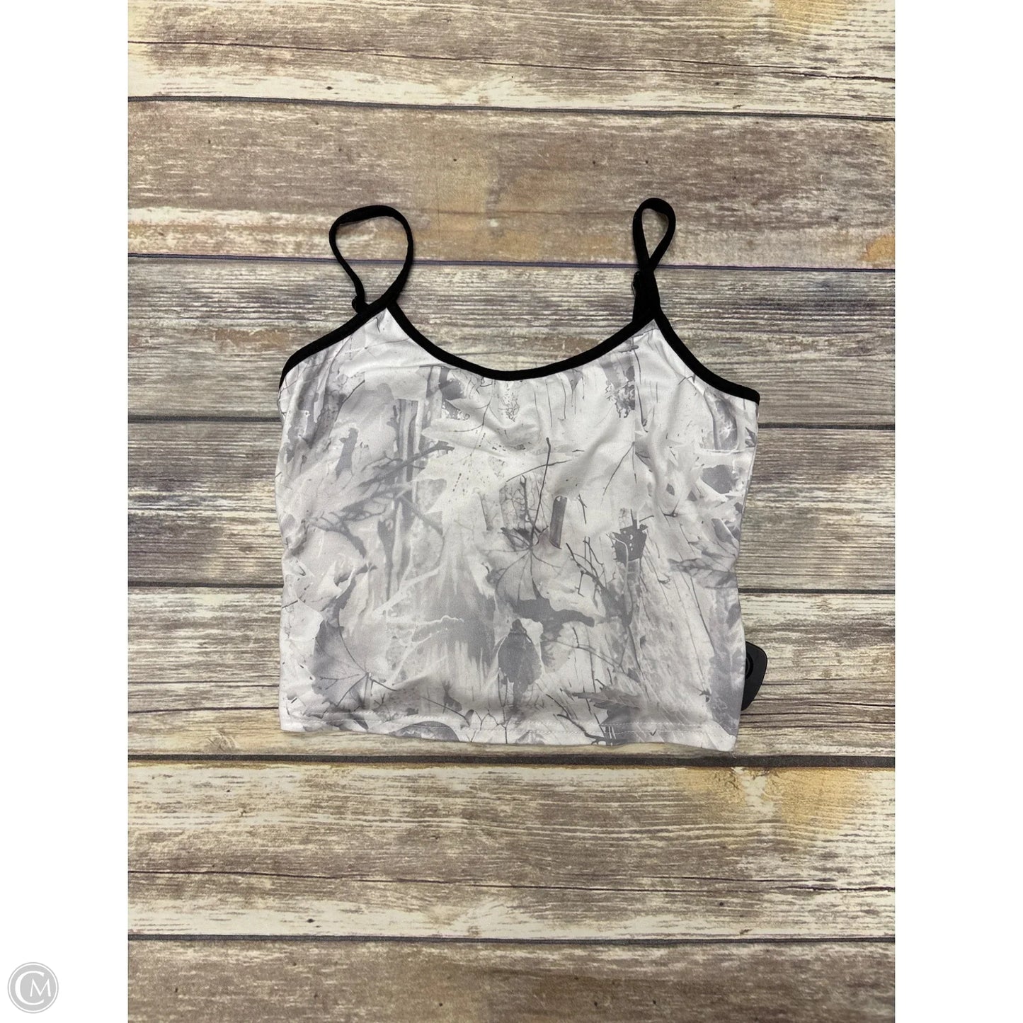 Top Sleeveless By Shein In Camouflage Print, Size: Xs