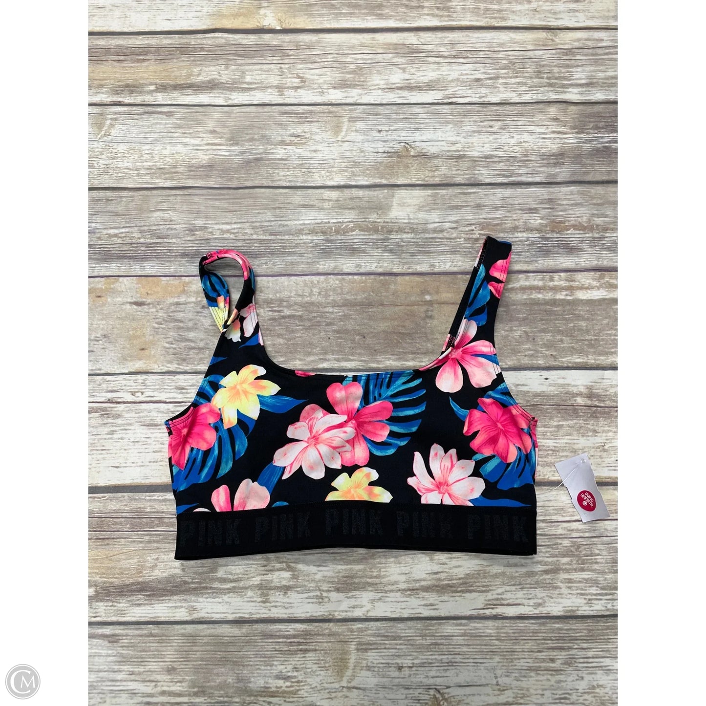 Athletic Bra By Pink In Multi-colored, Size: S