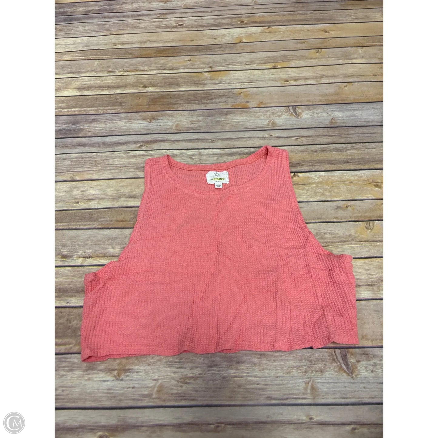 Top Sleeveless By Aerie In Coral, Size: S