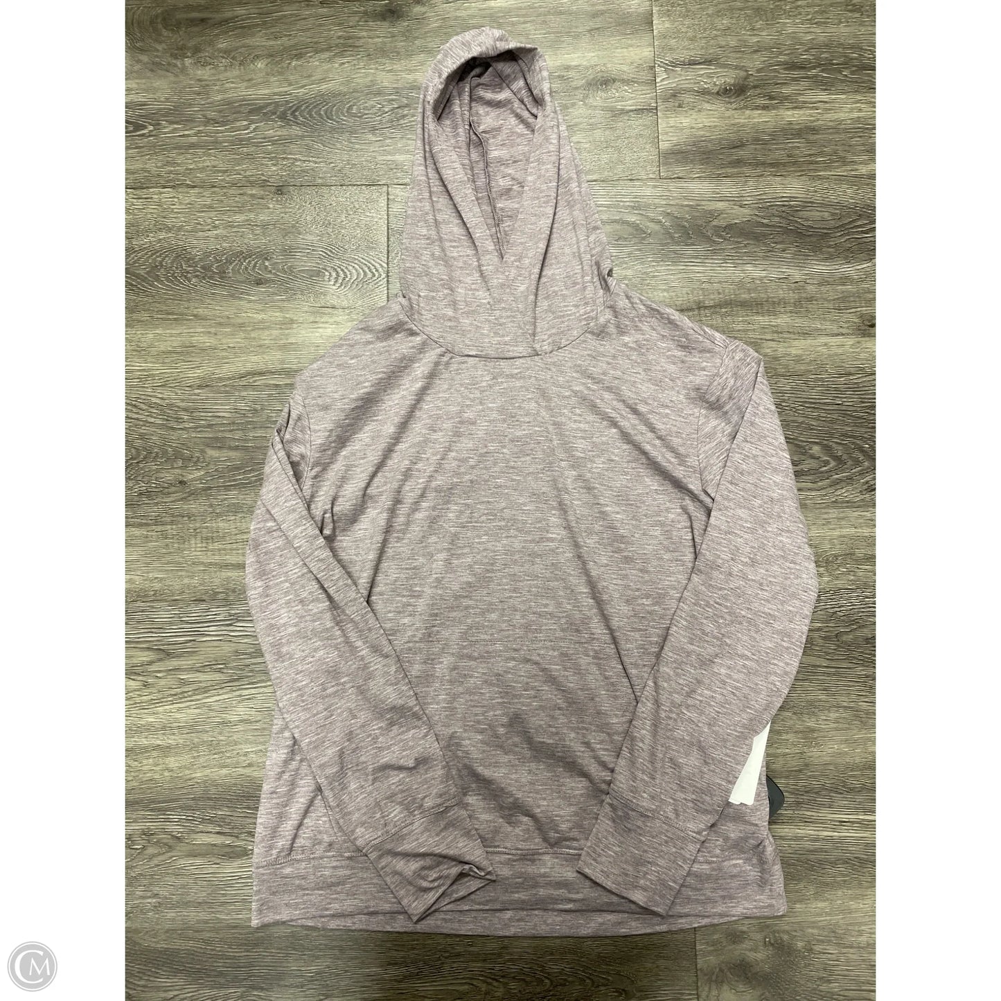 Athletic Top Long Sleeve Collar By Rbx In Purple, Size: L