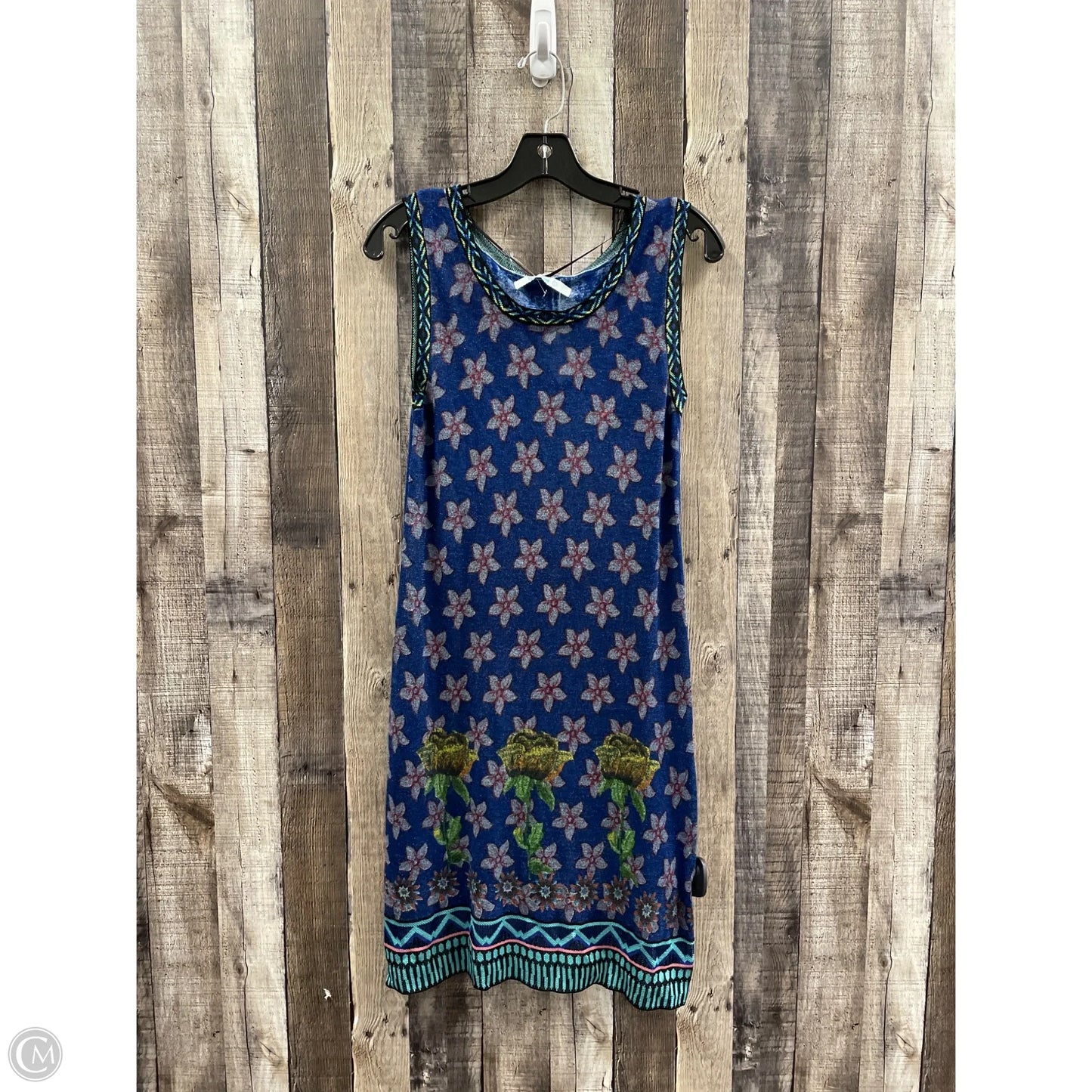 Dress Casual Midi By Desigual In Multi-colored, Size: L