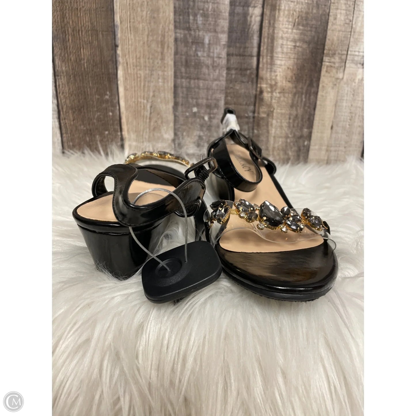 Sandals Heels Block By Cme In Multi-colored, Size: 7.5