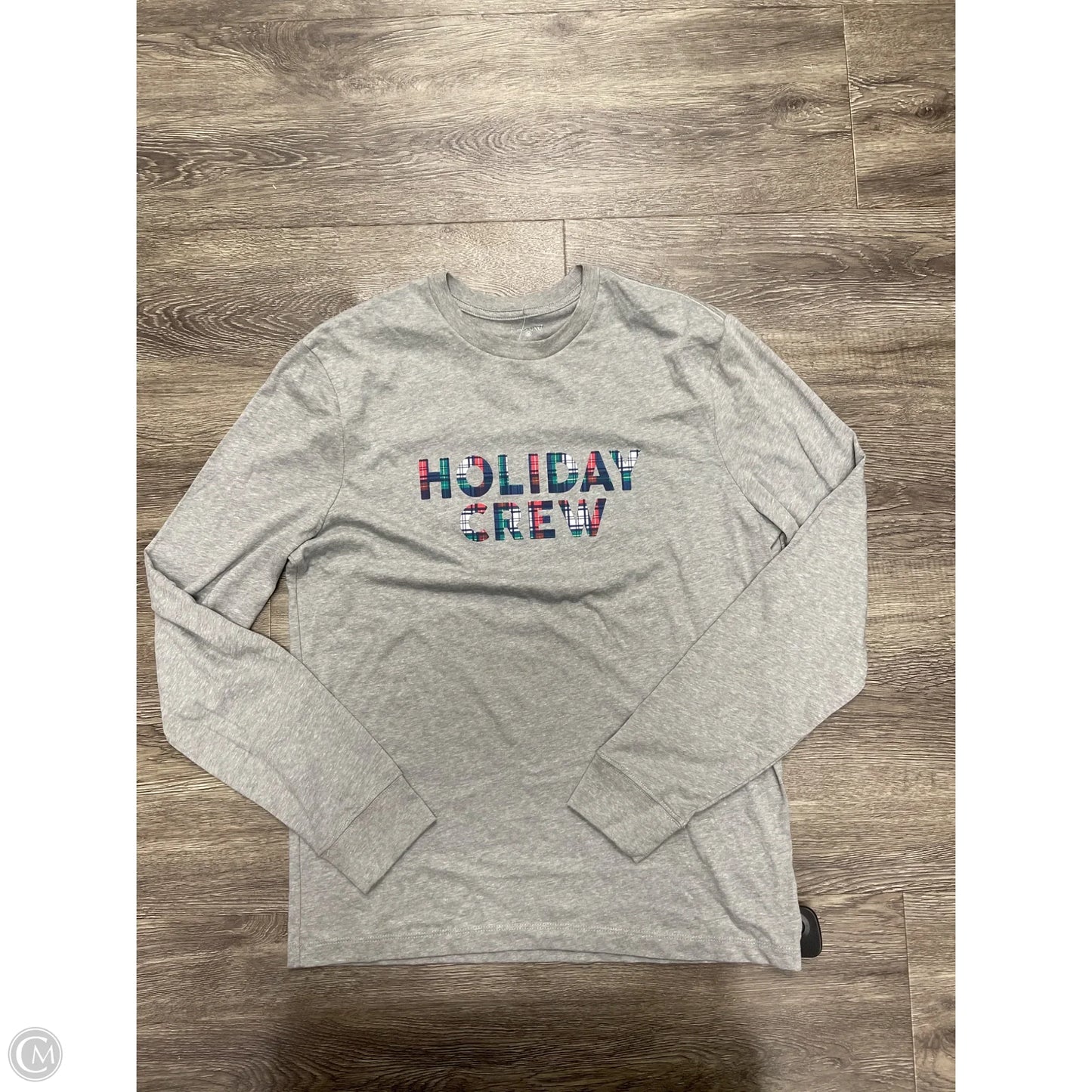 Top Long Sleeve By J. Crew In Grey, Size: M