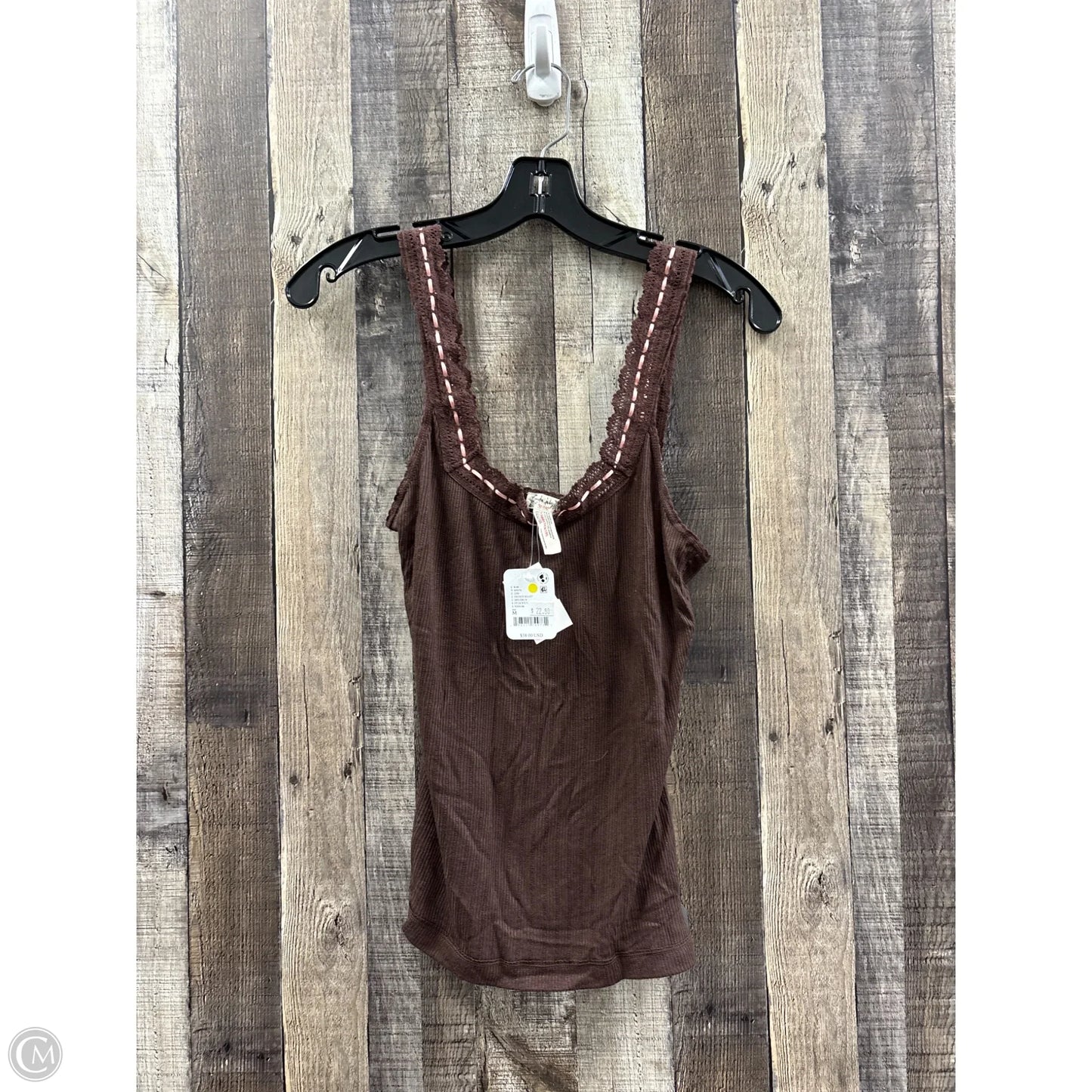 Tank Top By Free People In Brown, Size: M