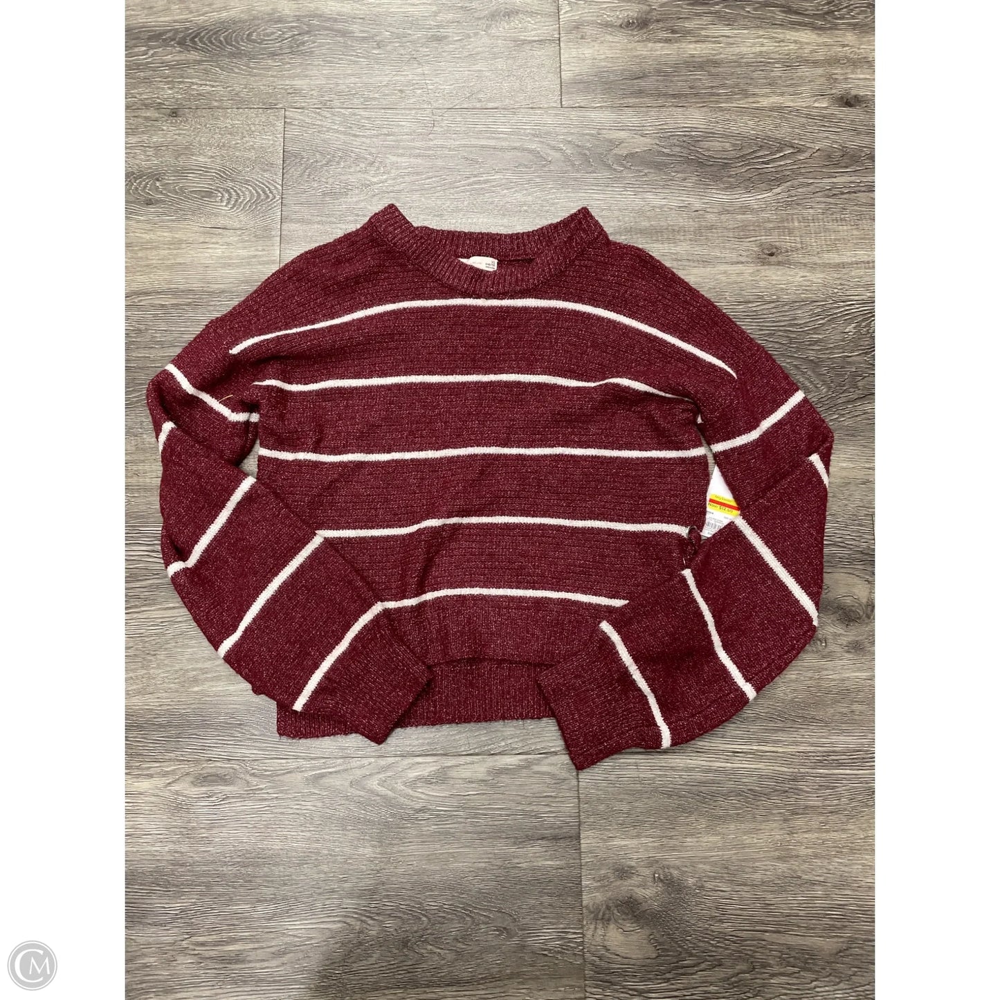 Sweater By So In Maroon, Size: Xs