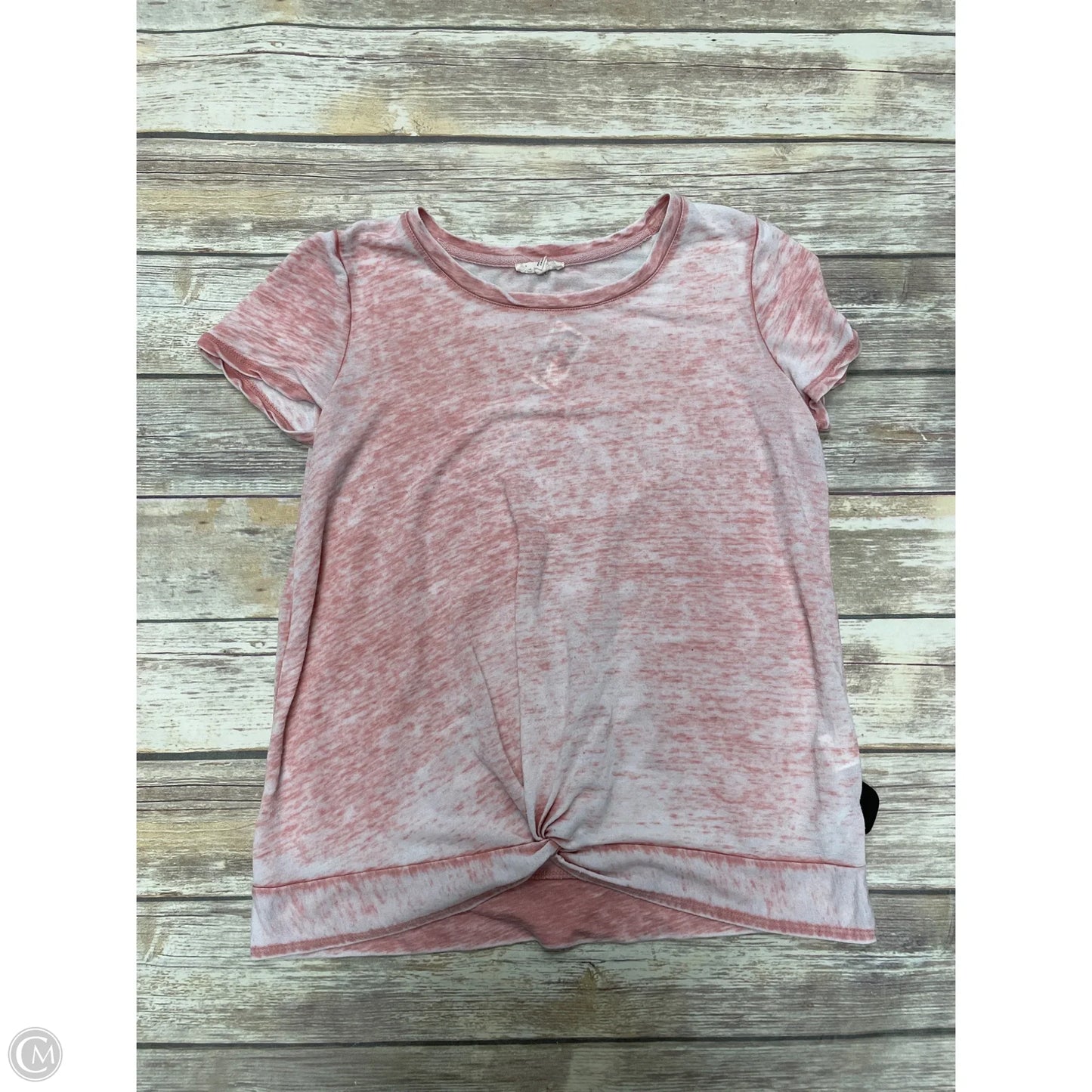 Top Short Sleeve By Jane And Delancey In Peach, Size: M