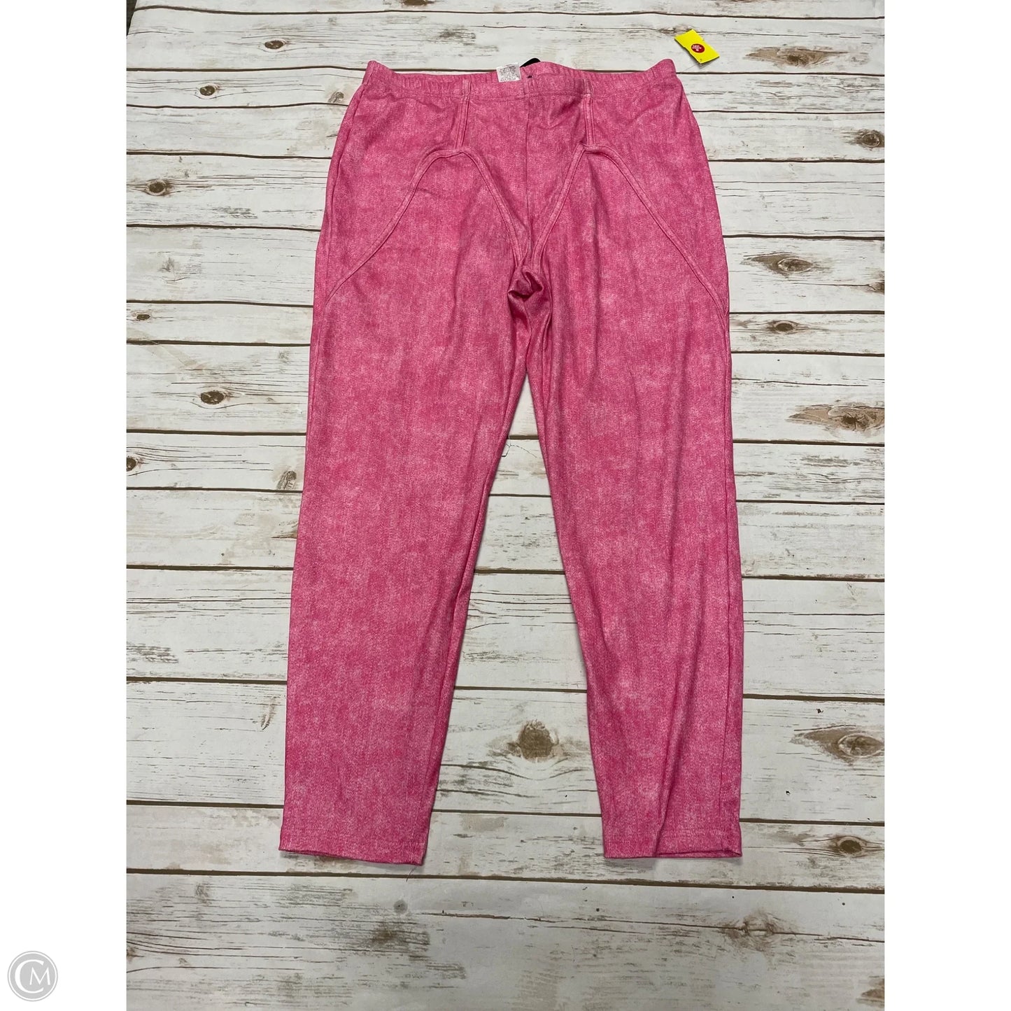 Pants Set 2pc By Shein In Pink, Size: 1x
