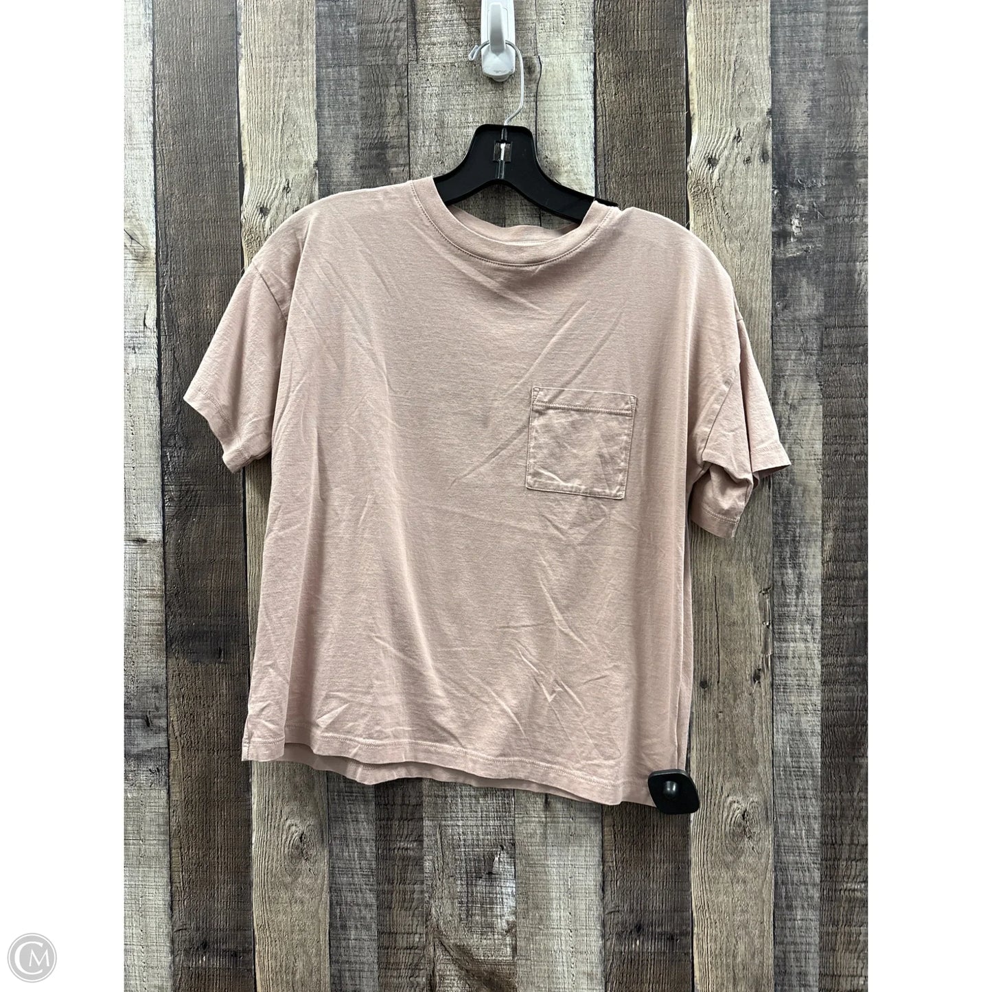 Top Short Sleeve Basic By Christian Siriano In Mauve, Size: S