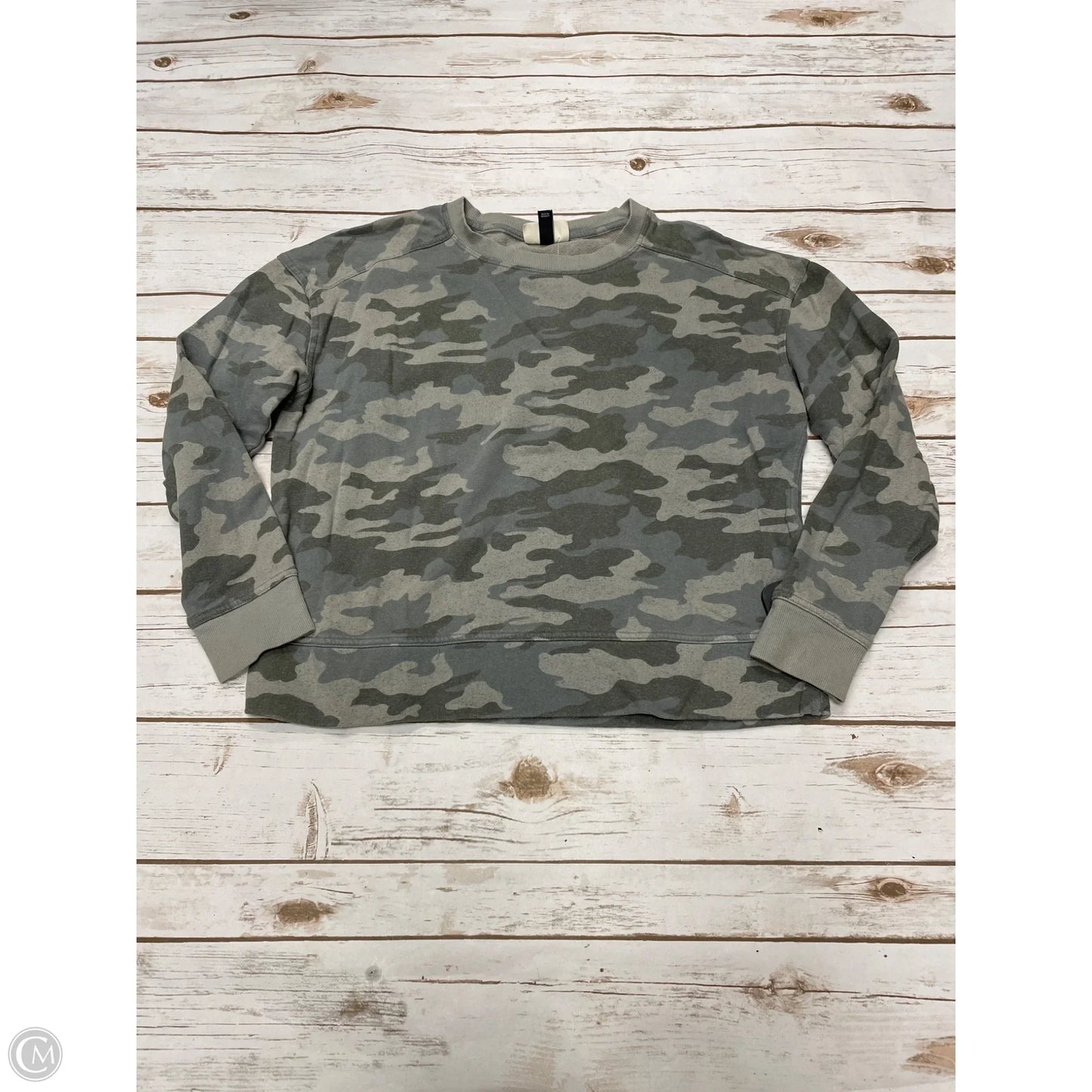 Sweatshirt Crewneck By Universal Thread In Camouflage Print, Size: S