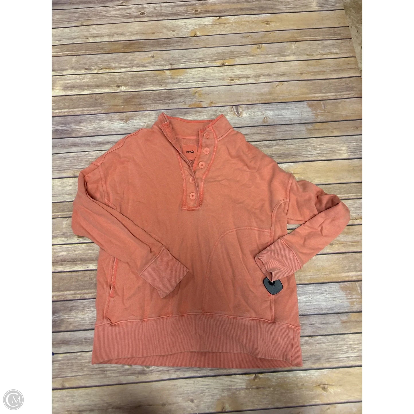 Sweatshirt Collar By Aerie In Orange, Size: S