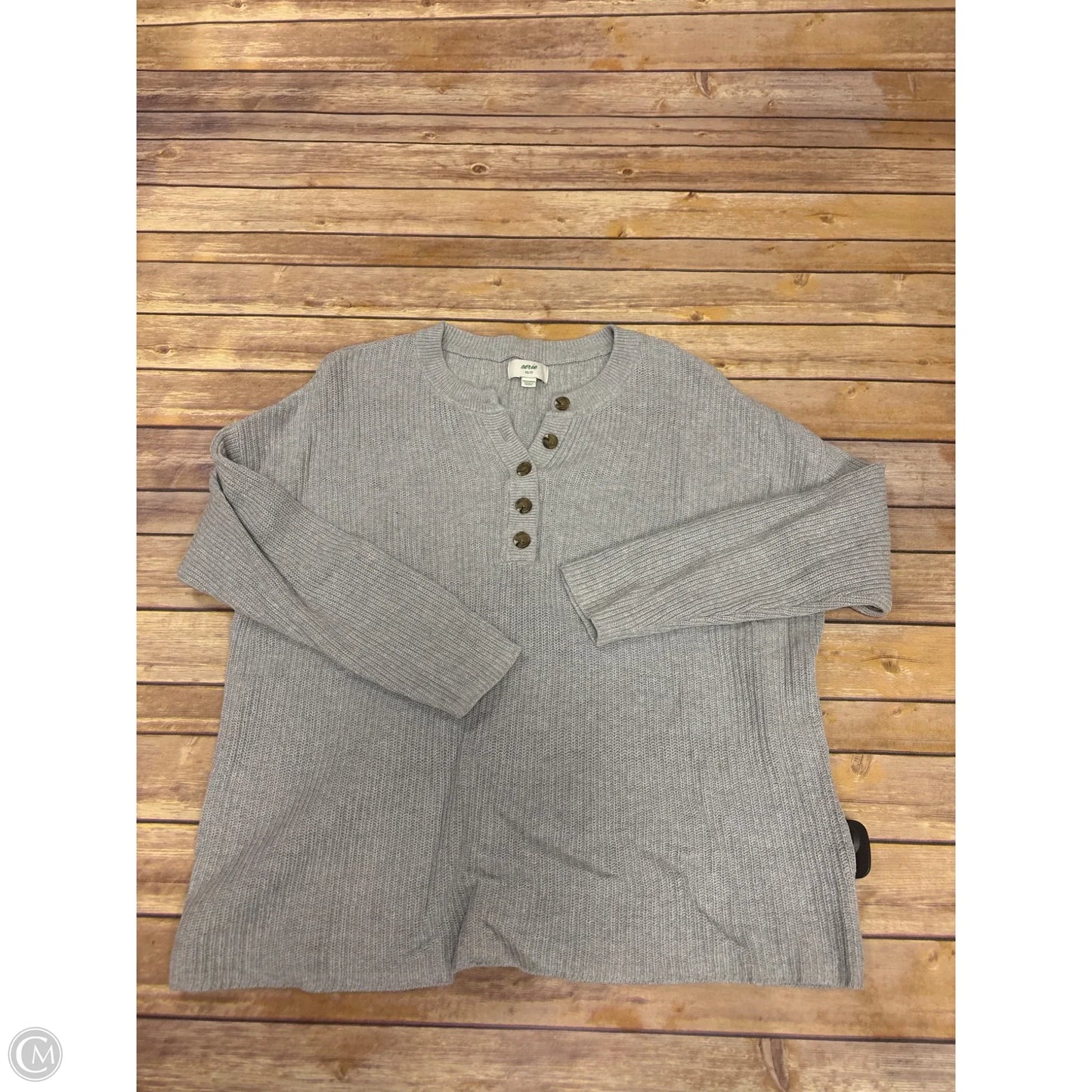 Sweatshirt Crewneck By Aerie In Grey, Size: Xs