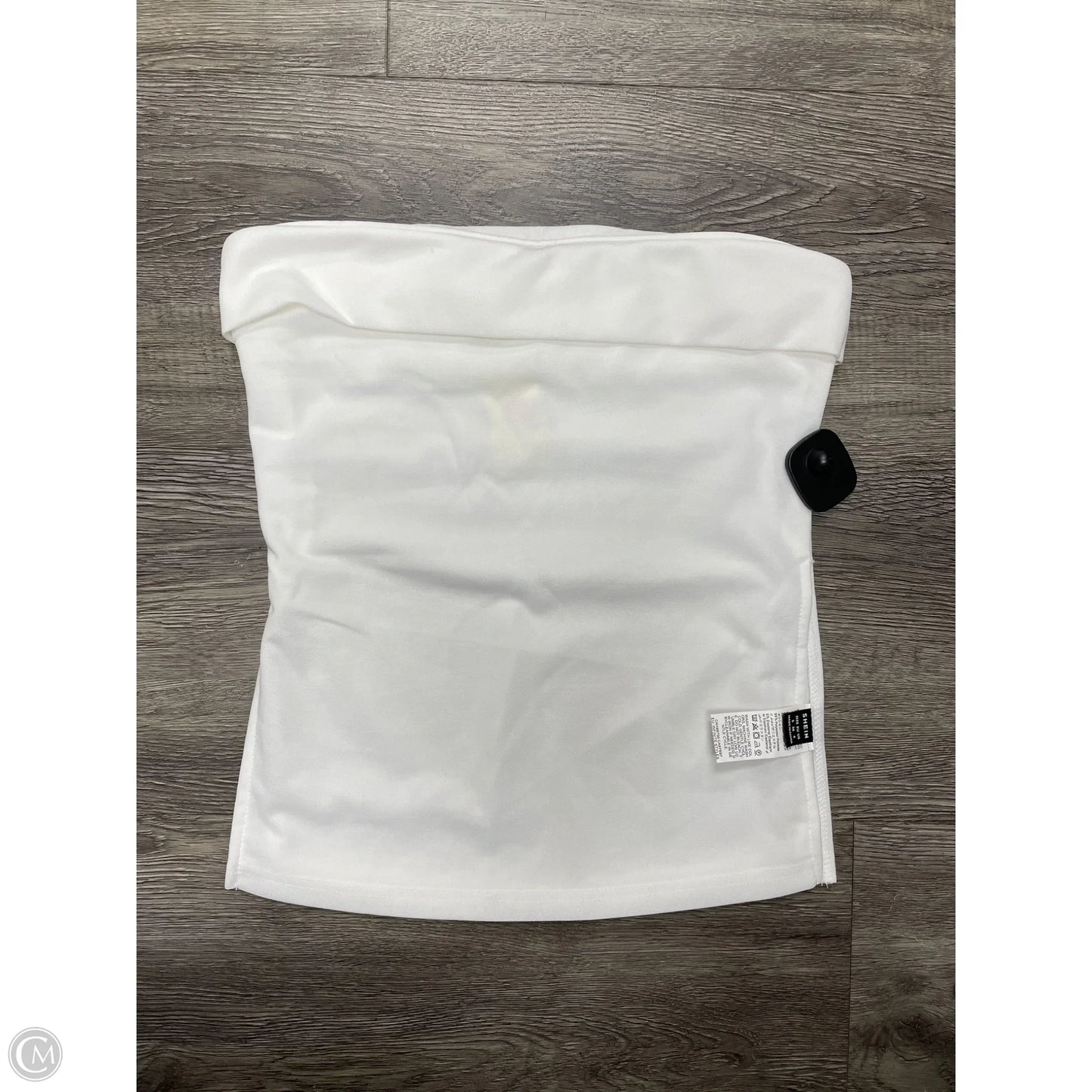 Top Sleeveless By Shein In White, Size: S