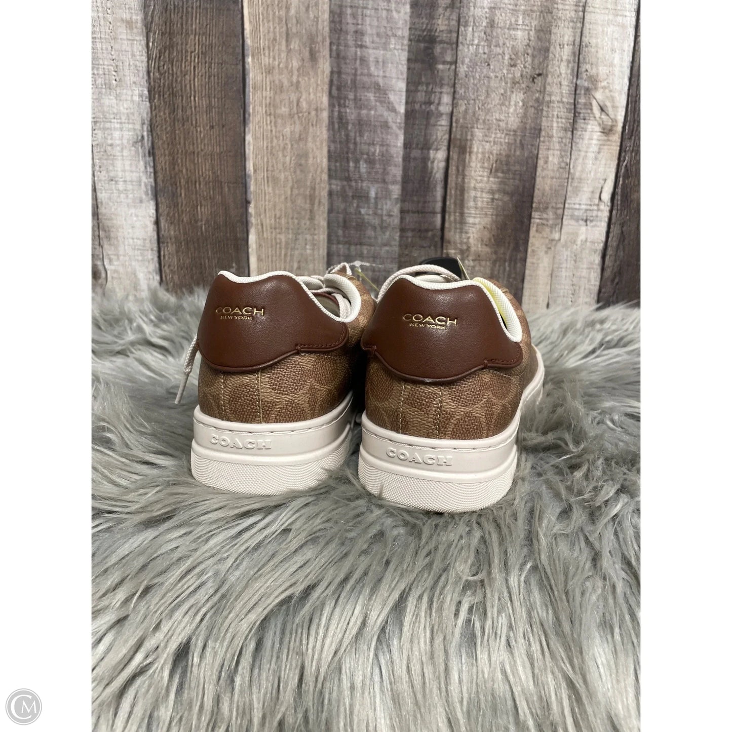 Shoes Designer By Coach In Tan, Size: 9.5