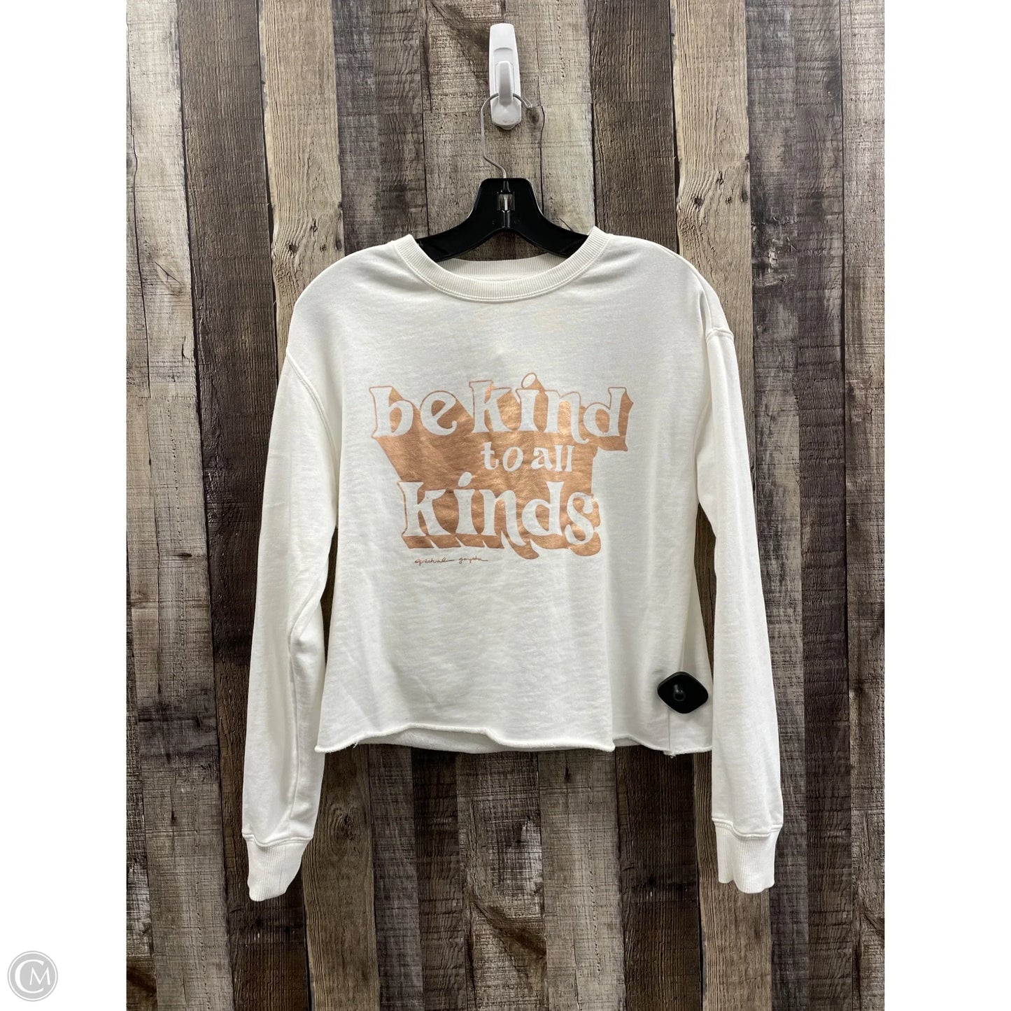 Top Long Sleeve By Spiritual Gangster In Yellow, Size: Xs