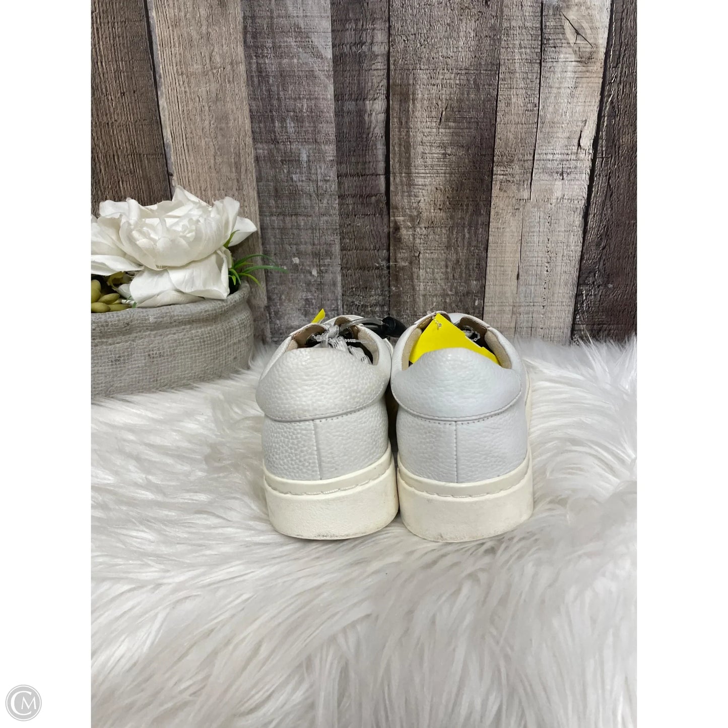 Shoes Sneakers By Vaneli In Ivory, Size: 8