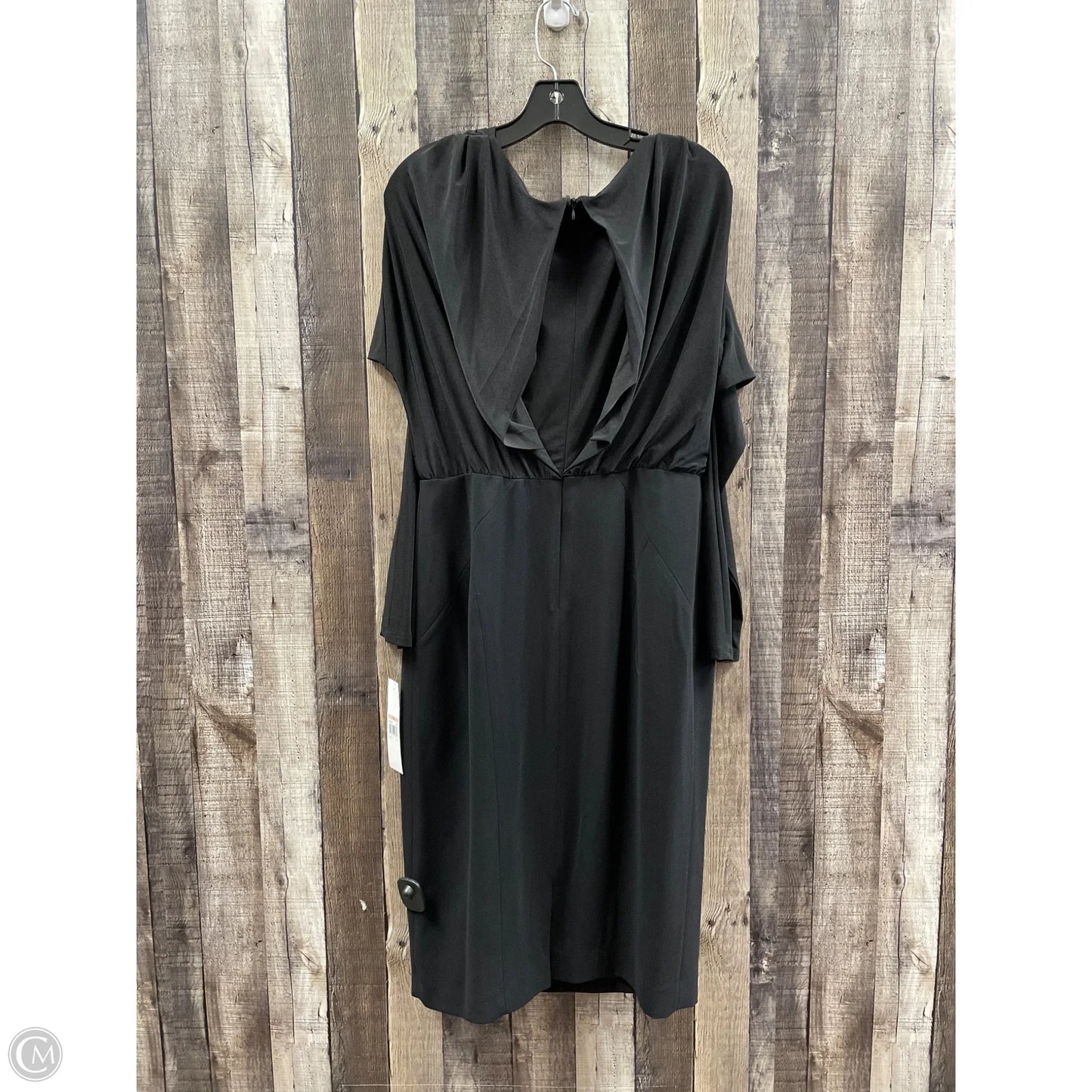 Dress Party Midi By Maggy London In Black, Size: L