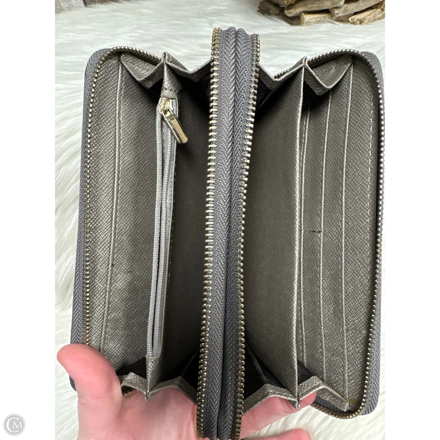 Wallet Leather By Cme, Size: Large