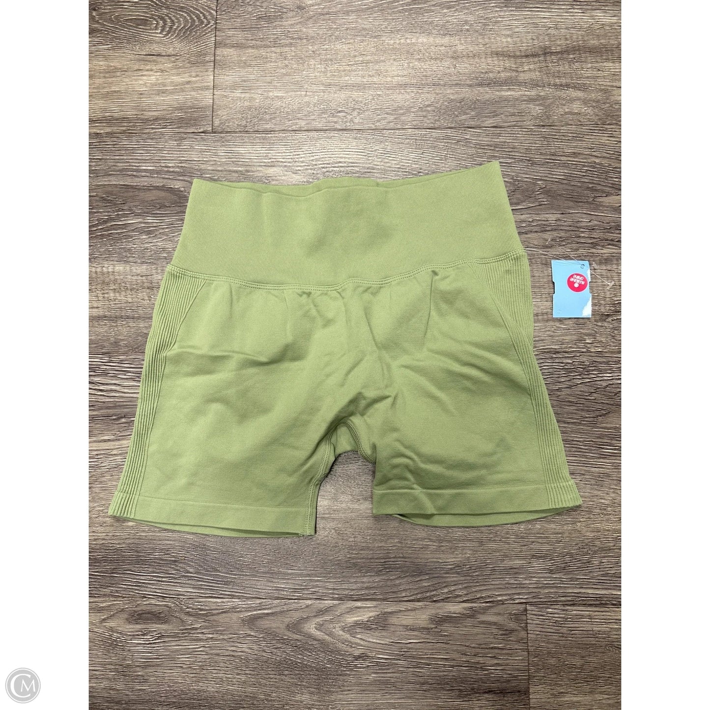 Athletic Shorts By Cmf In Green, Size: L