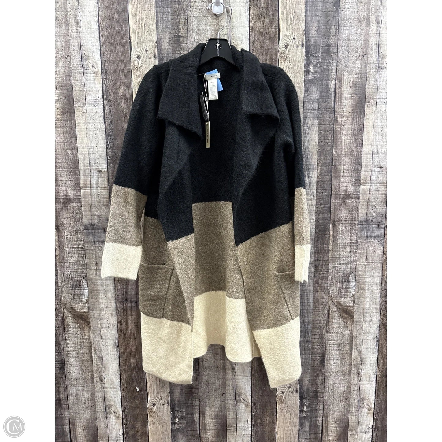 Sweater Cardigan By Max Studio In Multi-colored, Size: Xs