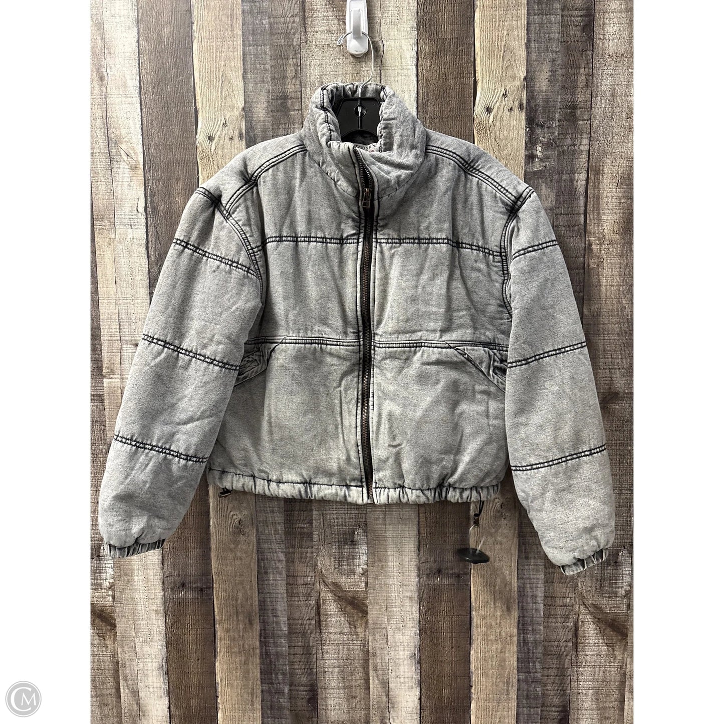 Jacket Denim By Stoosh In Grey, Size: M