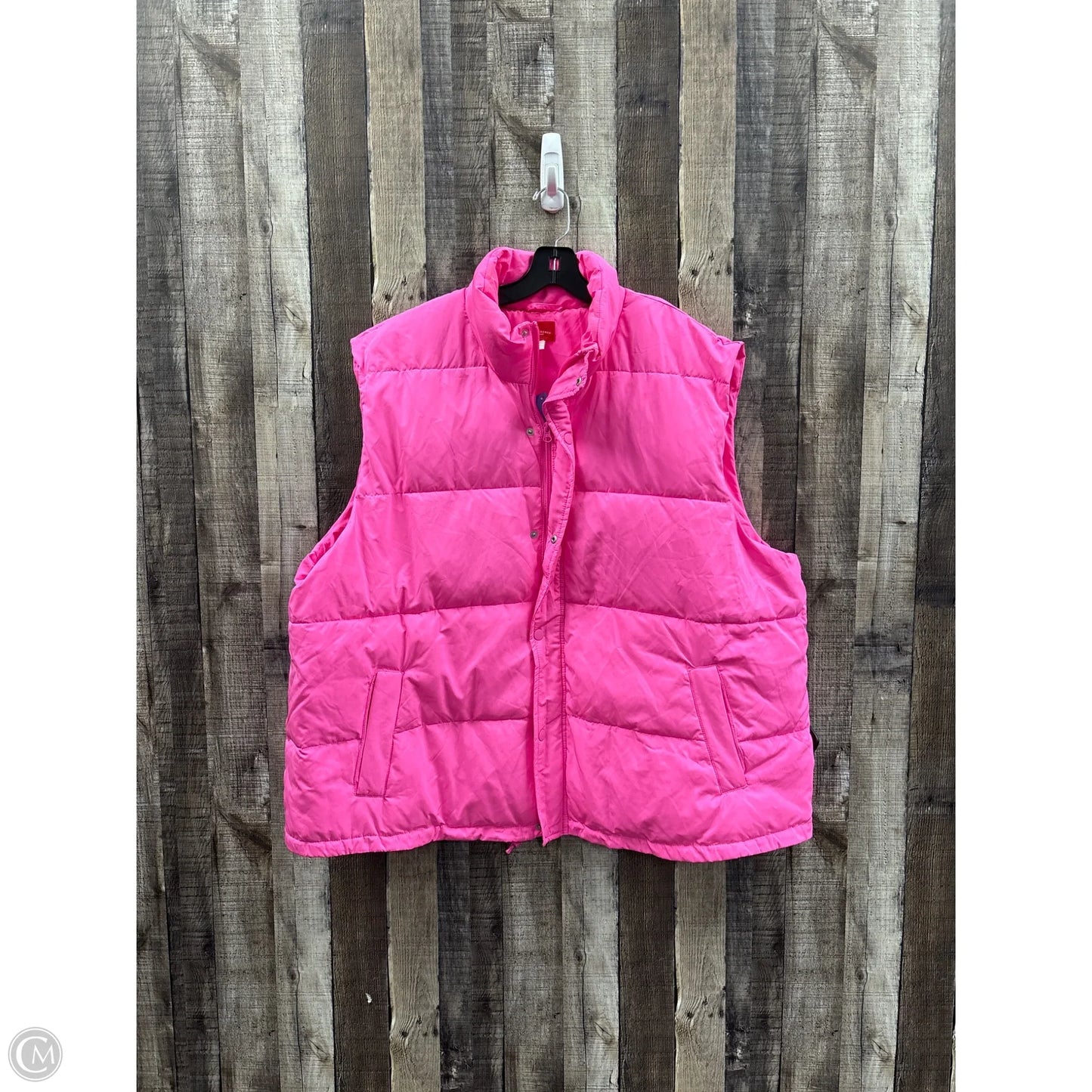 Vest Puffer & Quilted By Target In Pink, Size: 3x