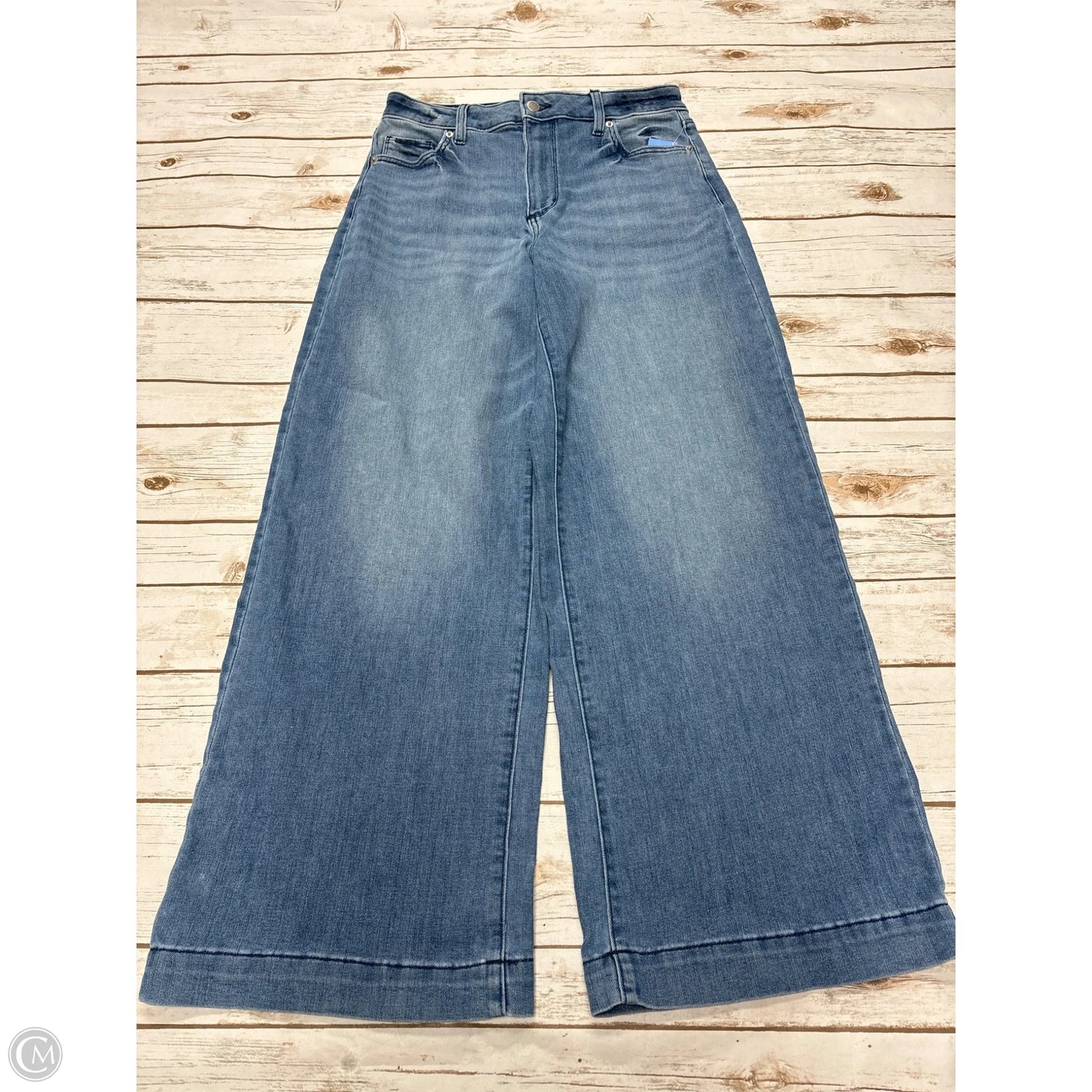 Jeans Wide Leg By Sonoma In Blue Denim, Size: 10