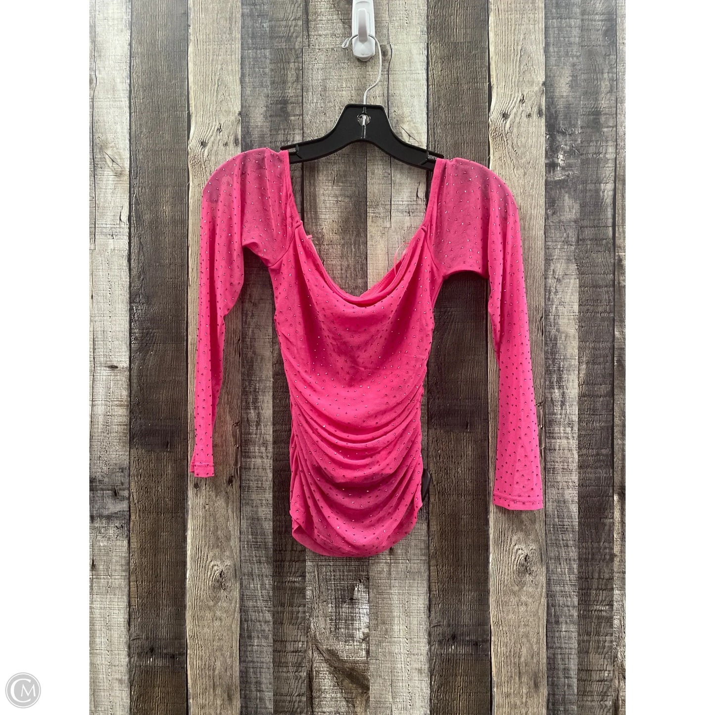 Top Long Sleeve By Afrm In Pink, Size: S