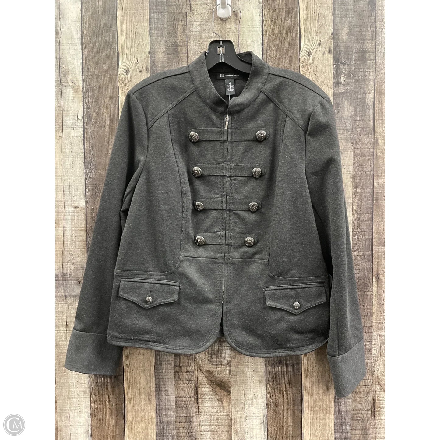 Jacket Other By International Concepts In Grey, Size: Xl