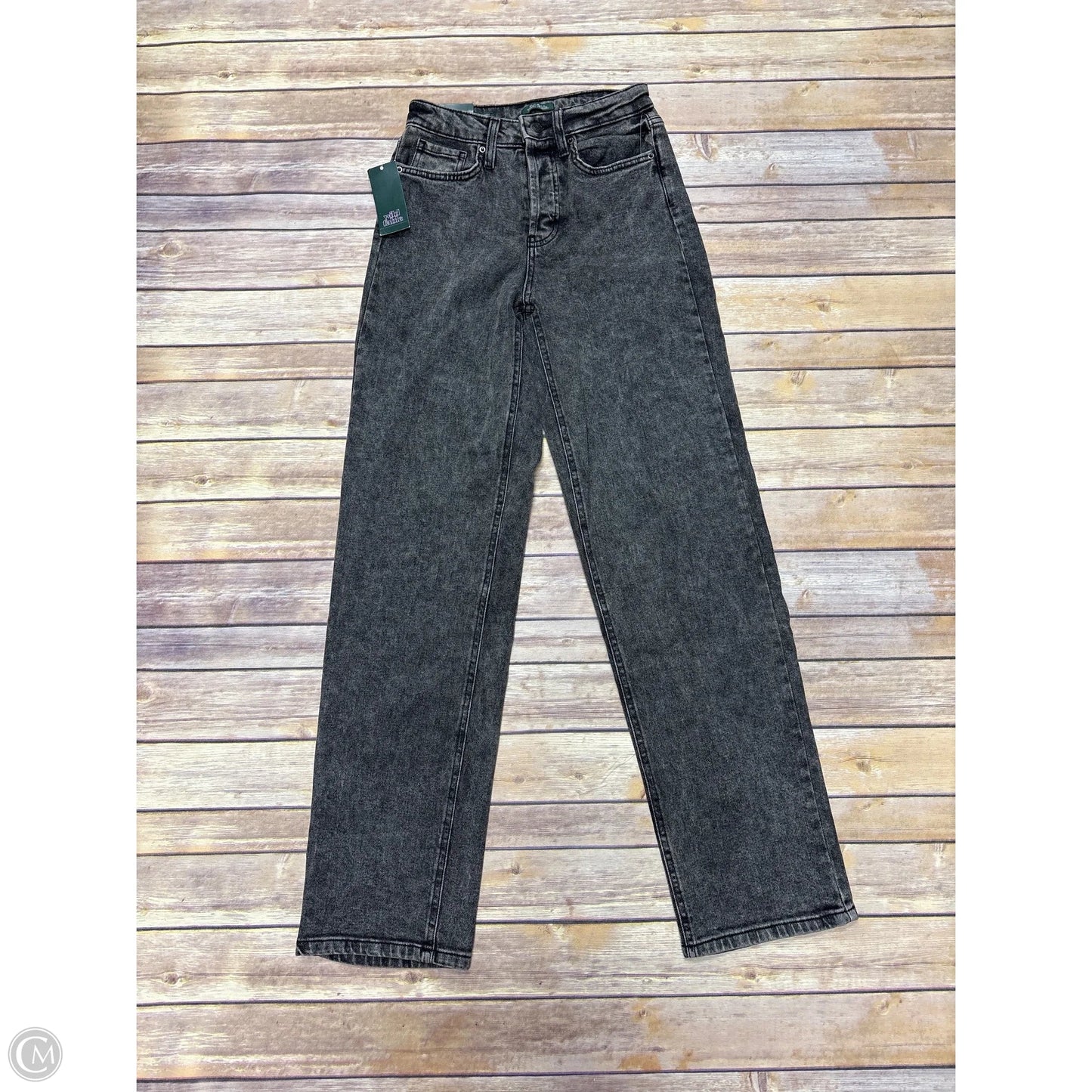 Jeans Straight By Wild Fable In Grey Denim, Size: 0