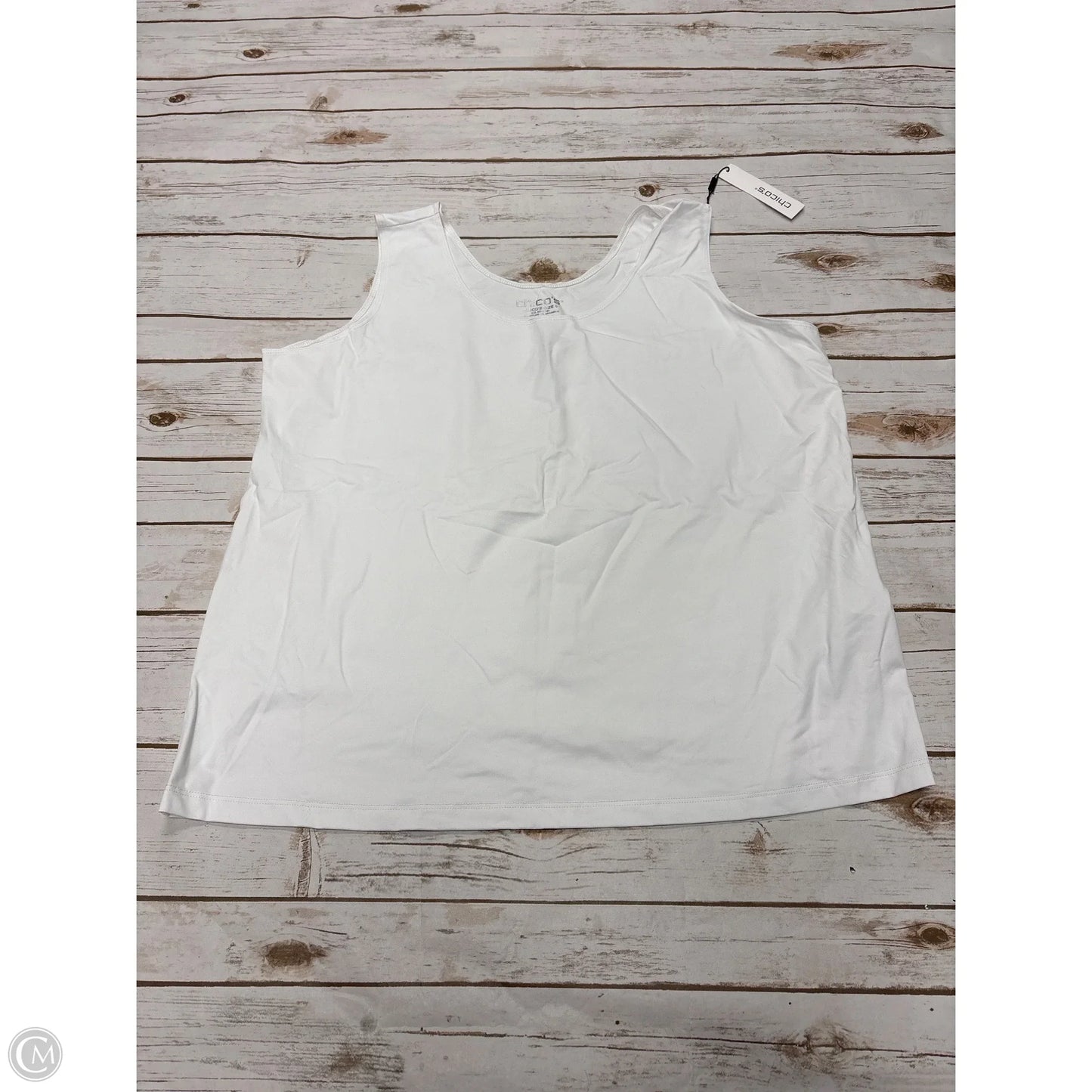 Tank Top By Chicos In White, Size: Xxl