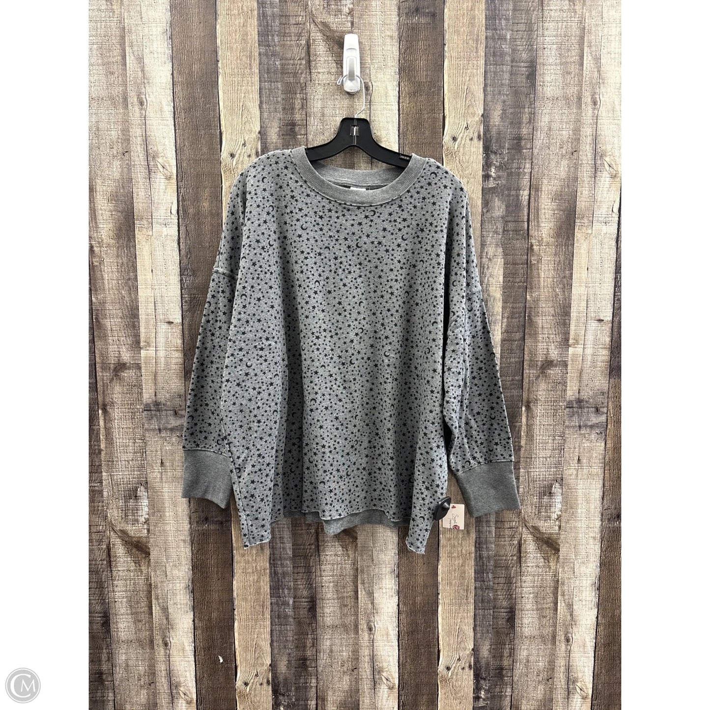 Sweatshirt Crewneck By Cme In Grey, Size: Xl