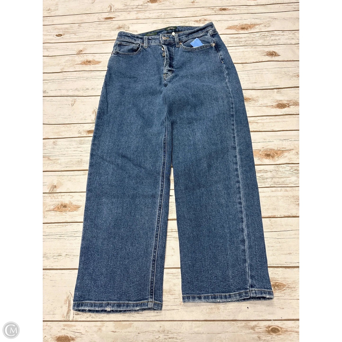 Jeans Straight By Wild Fable In Blue Denim, Size: 8