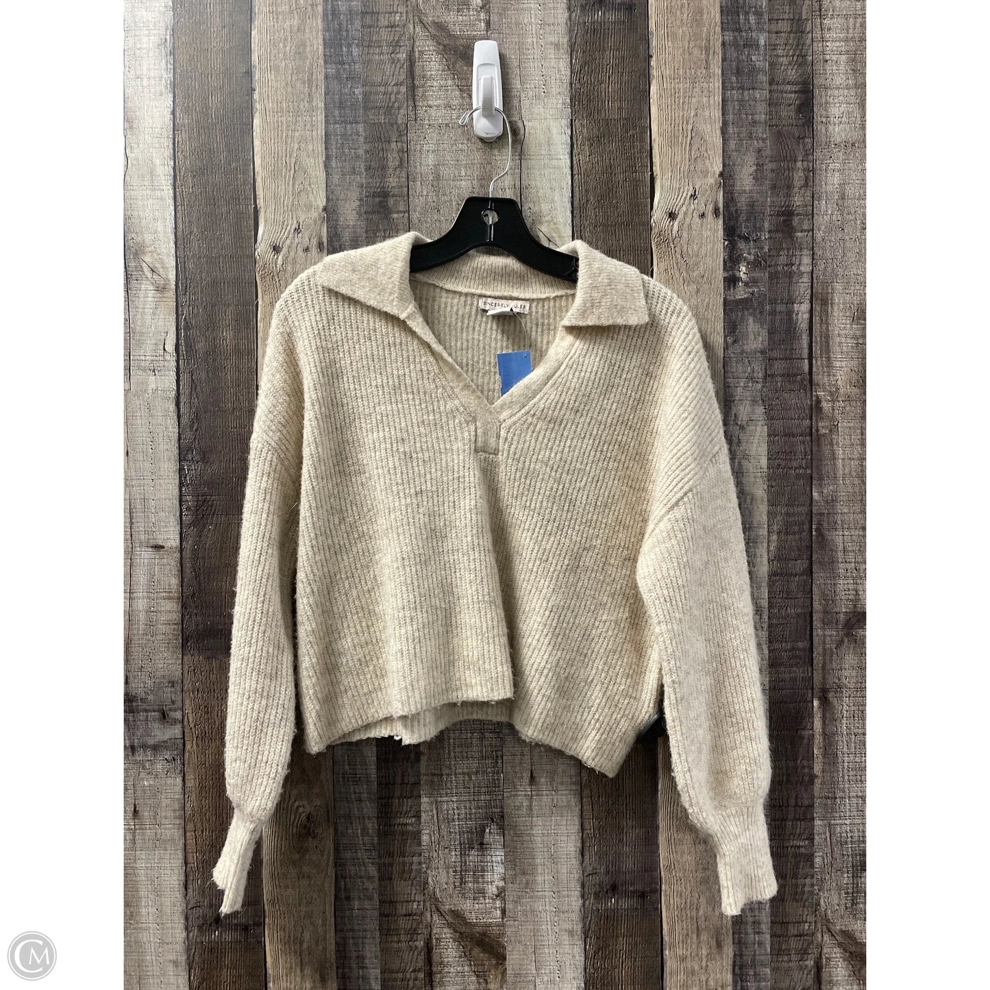 Sweater By Sincerely Jules In Tan, Size: Xs