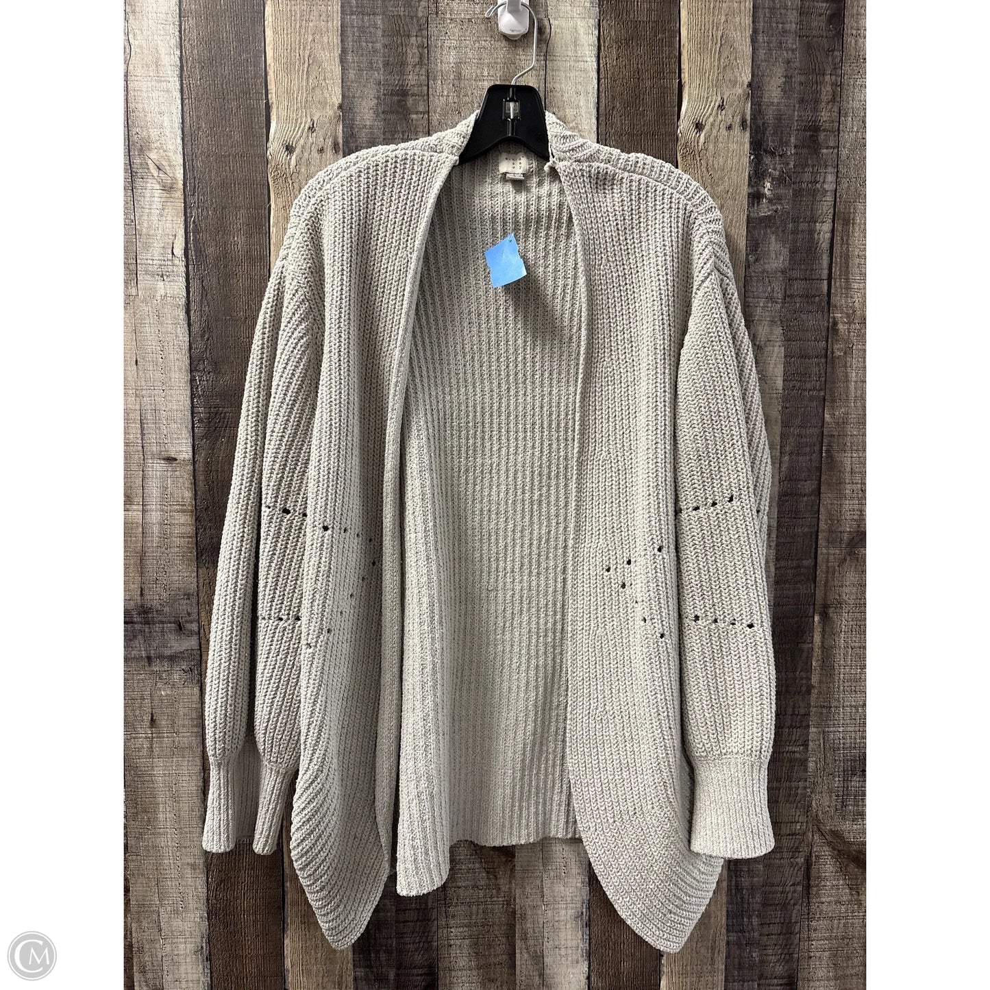 Sweater Cardigan By A New Day In Grey, Size: L