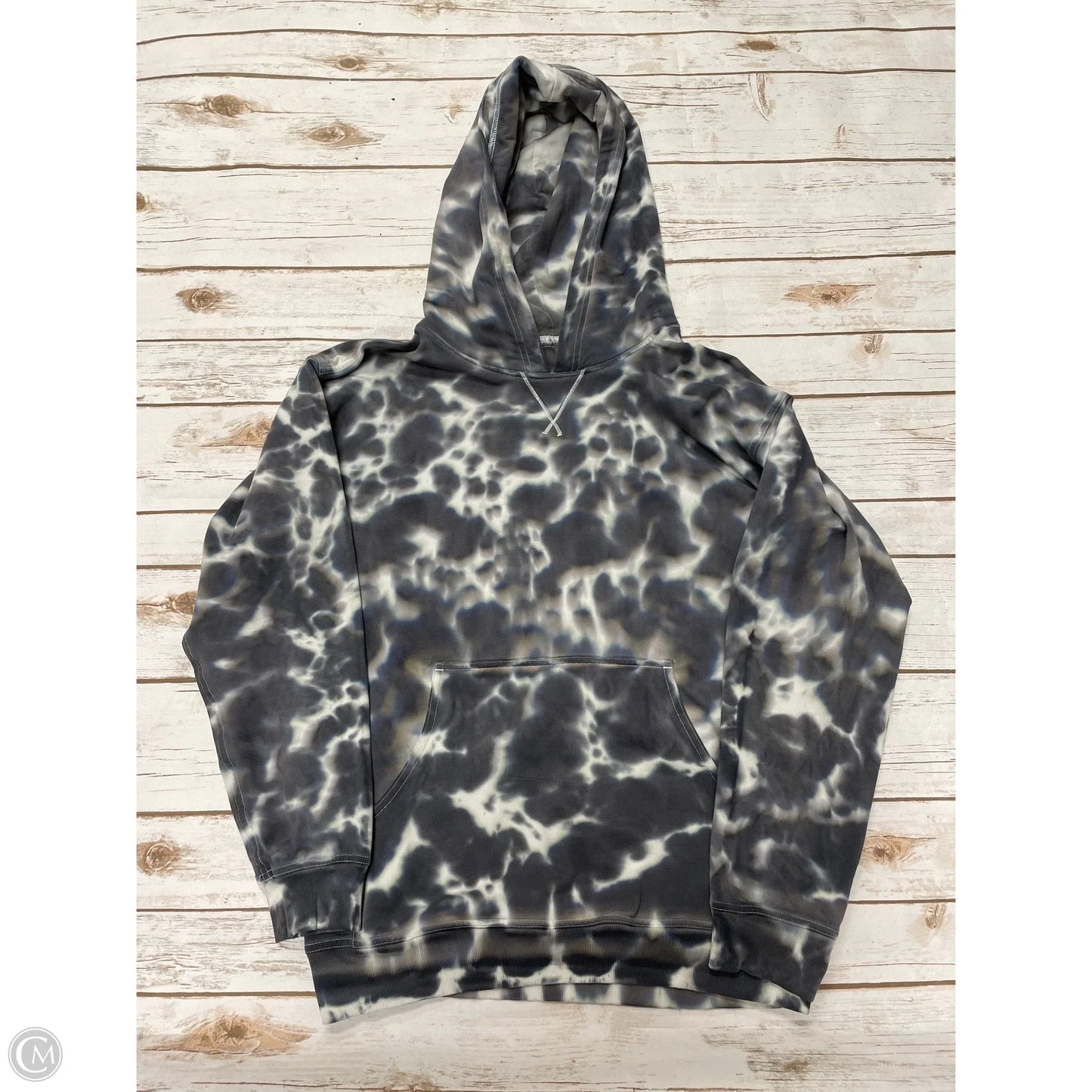 Sweatshirt Hoodie By Cmf In Tie Dye Print, Size: M