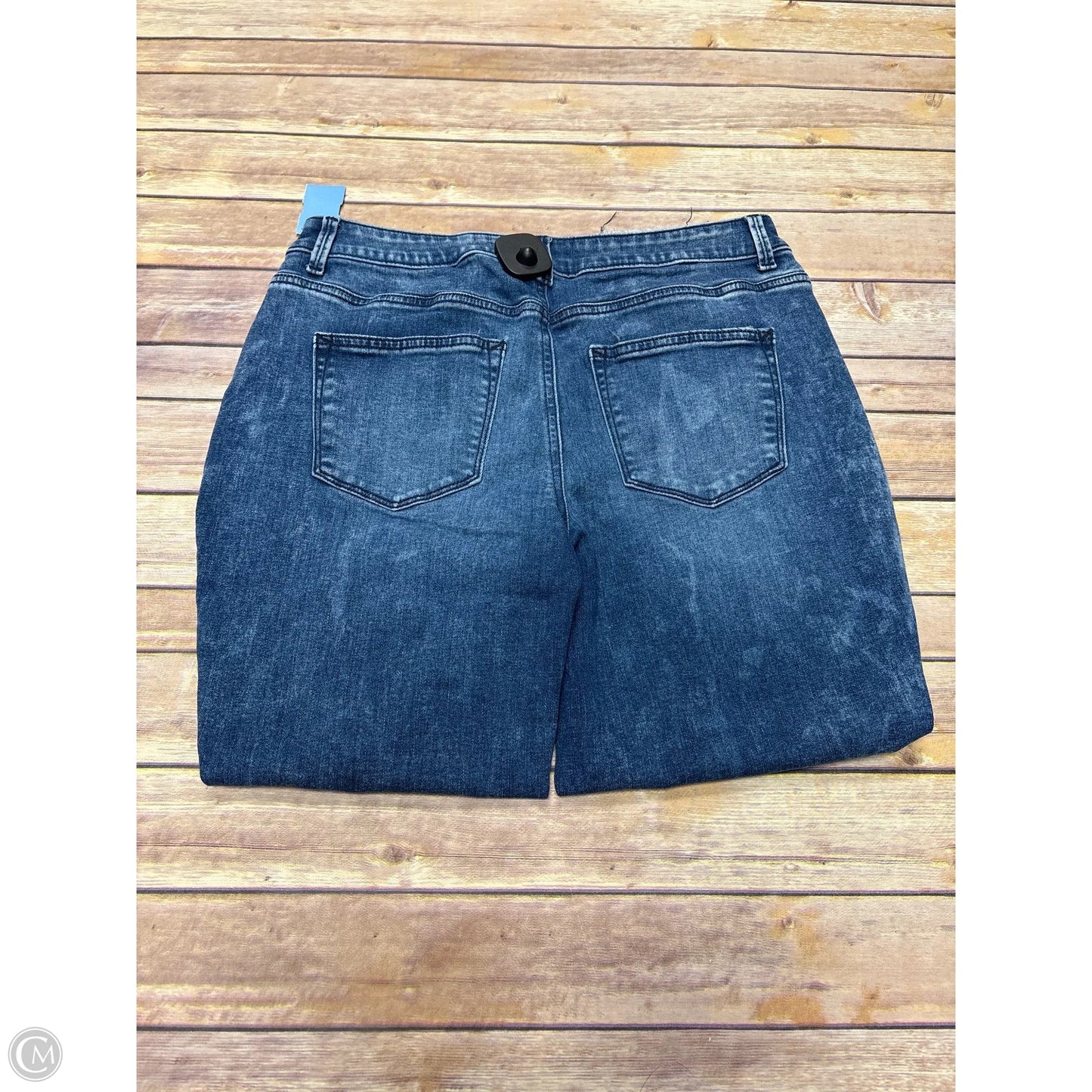 Jeans Straight By Maurices In Blue Denim, Size: L