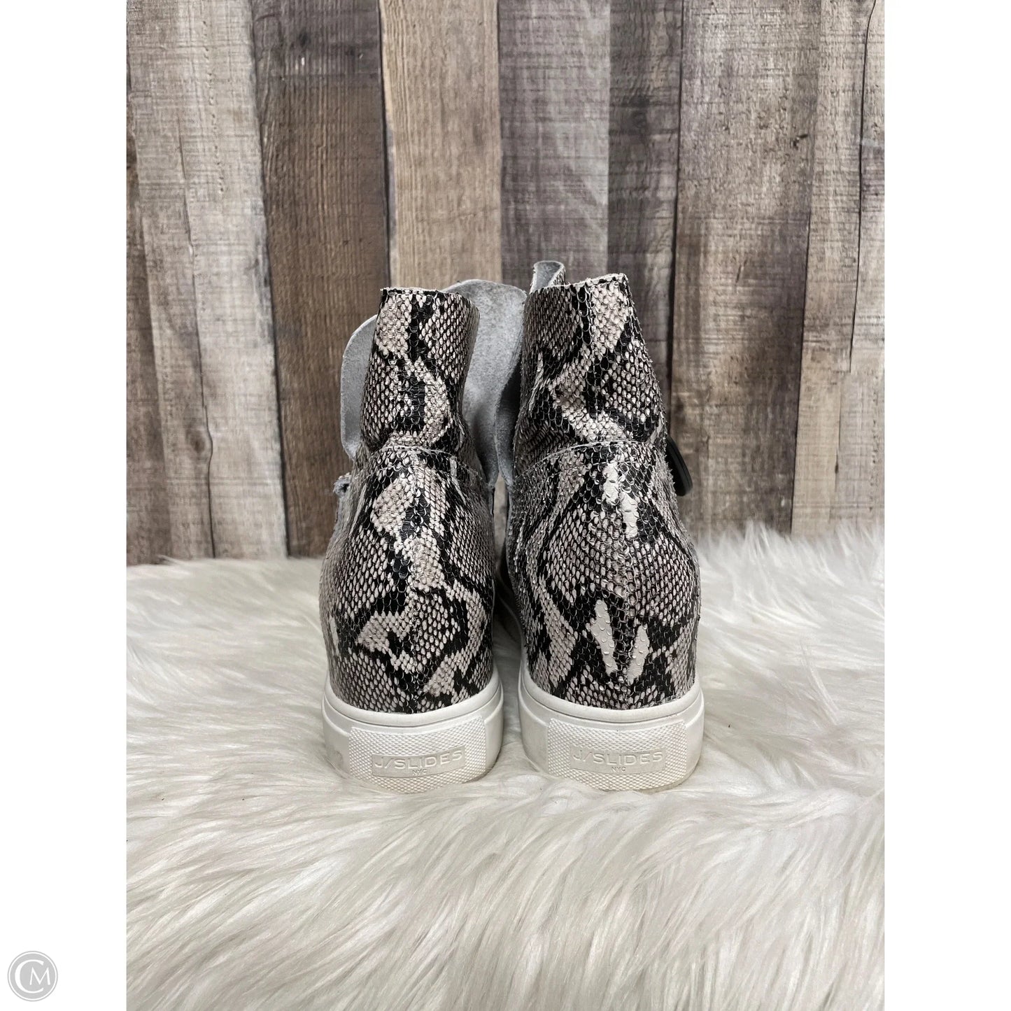 Boots Ankle Flats By Cme In Snakeskin Print, Size: 11