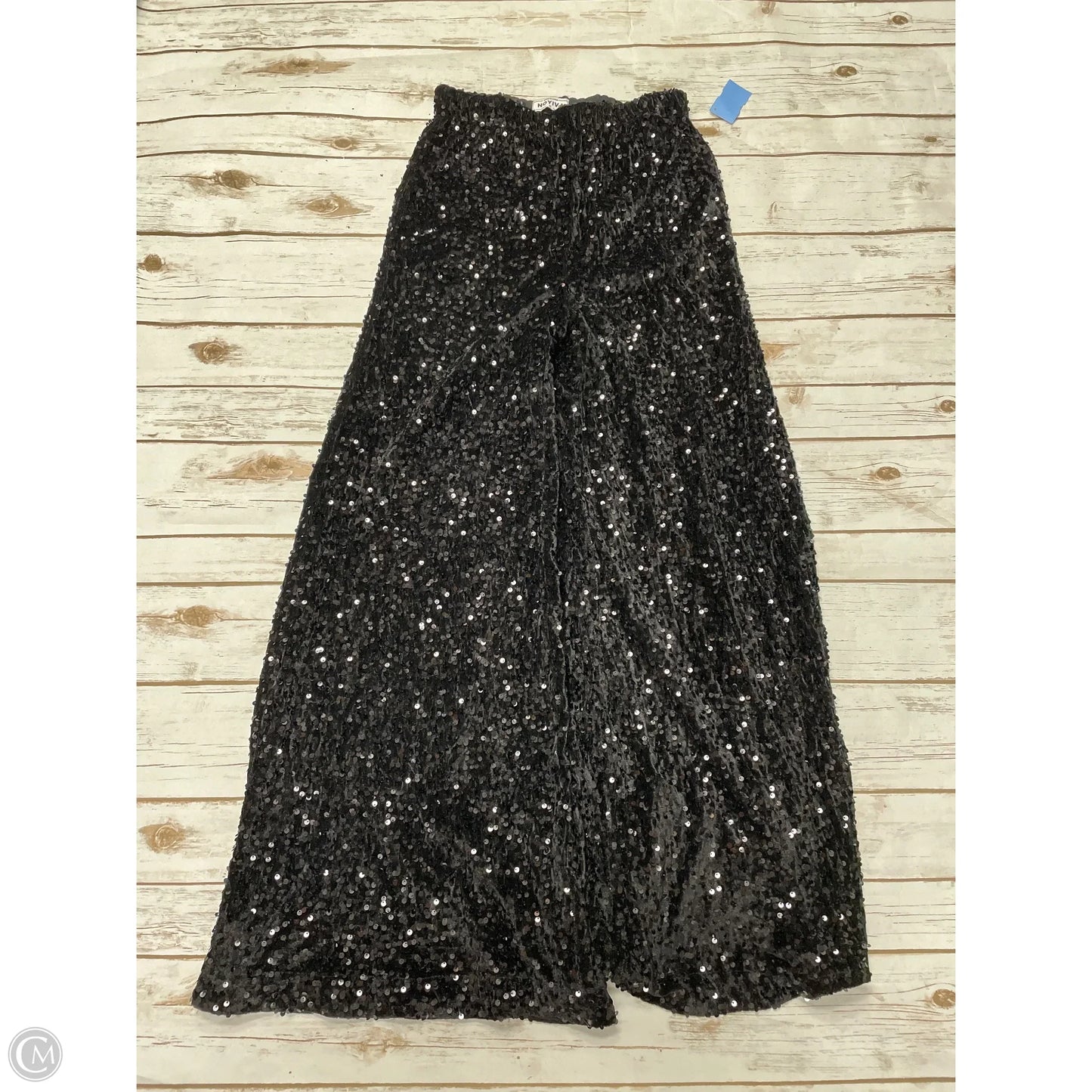 Pants Wide Leg By Cme In Black, Size: M