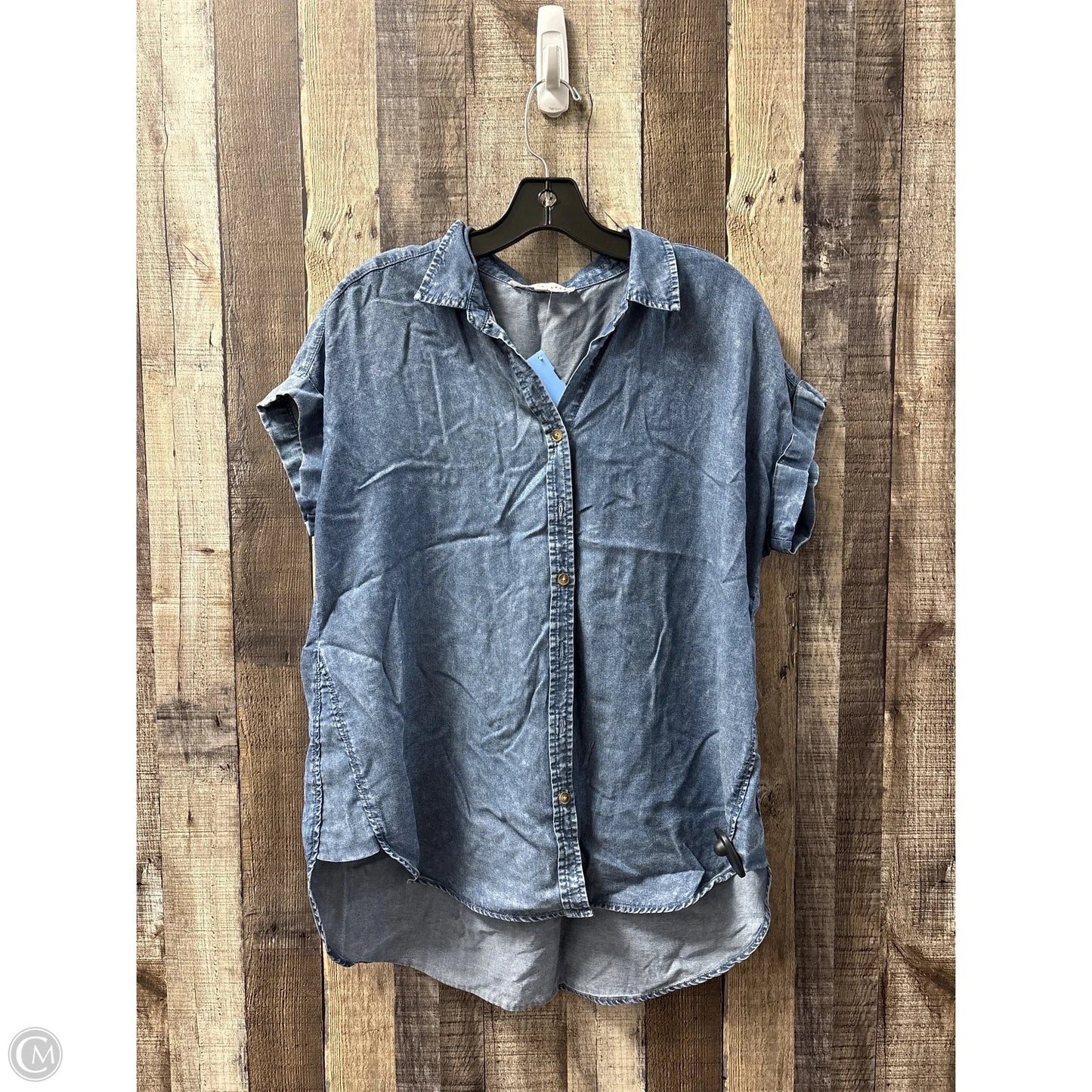 Top Short Sleeve By Jane And Delancey In Blue, Size: M