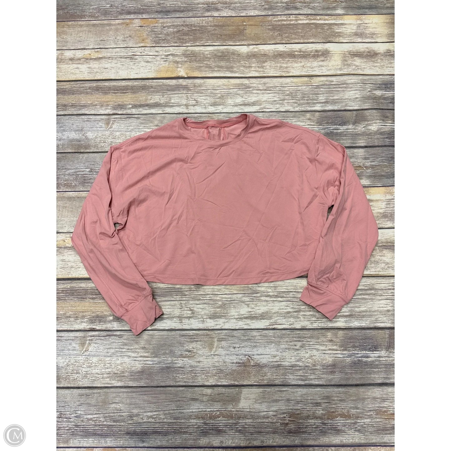 Athletic Top Long Sleeve Crewneck By Cmf In Pink, Size: S