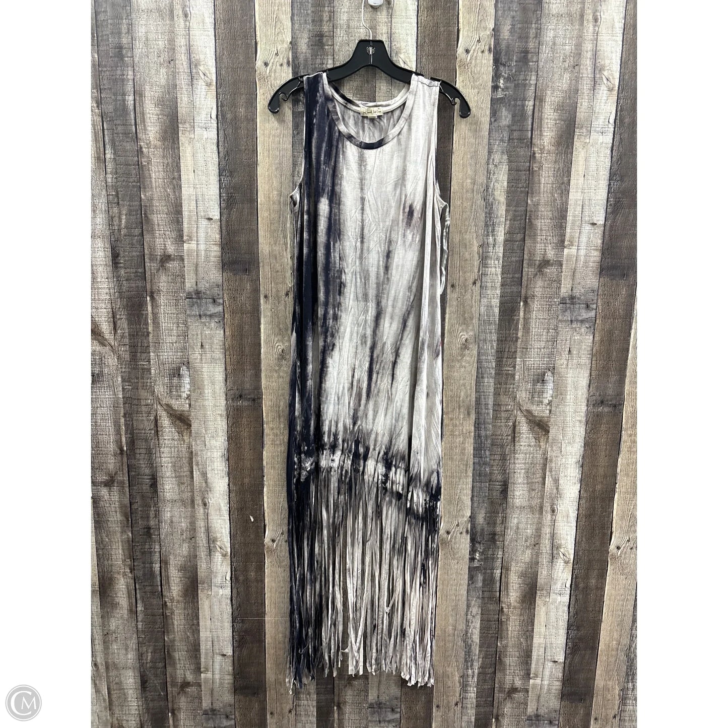 Dress Casual Maxi By Live And Let Live In Tie Dye Print, Size: Xl
