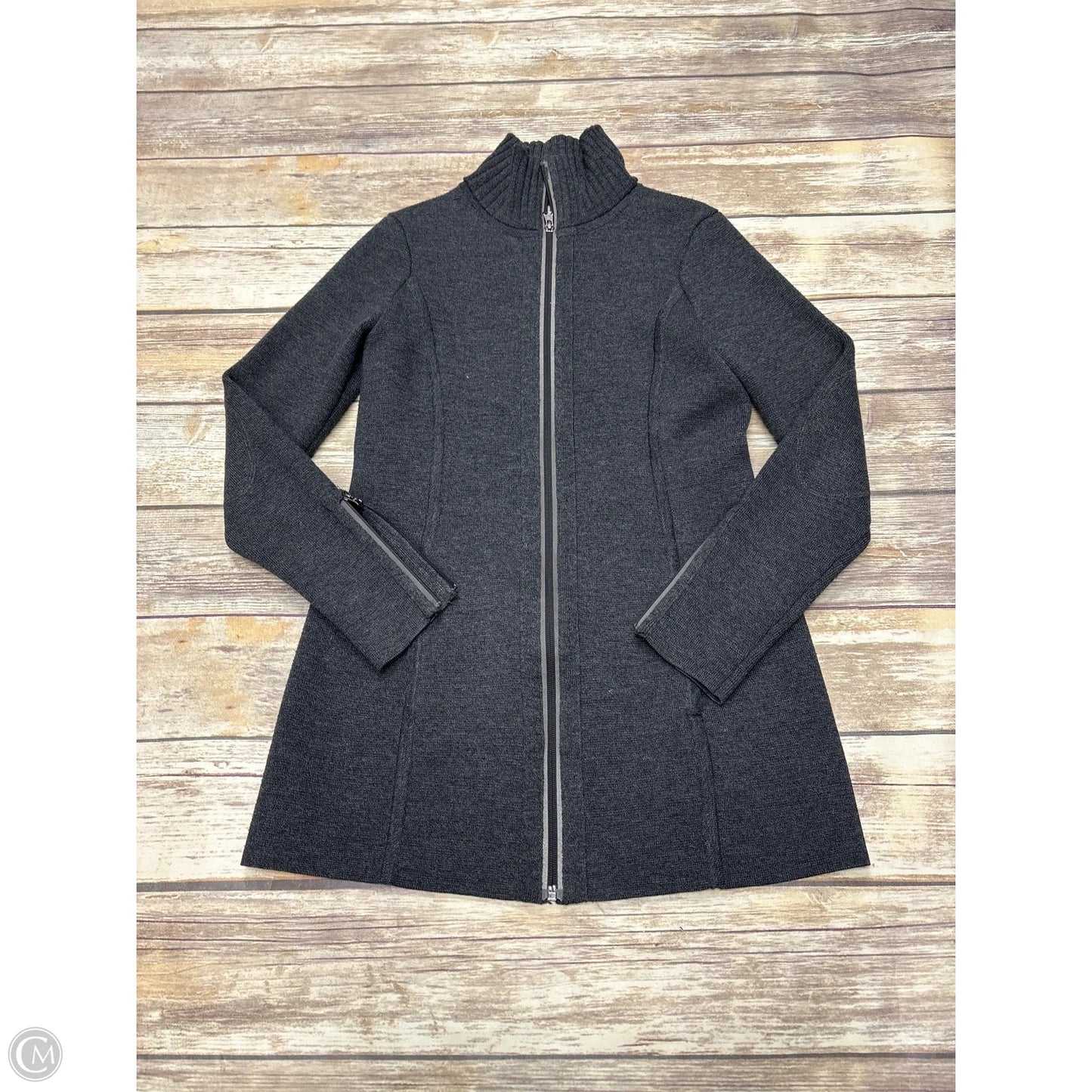 Sweater Cardigan By Athleta In Grey, Size: Xs