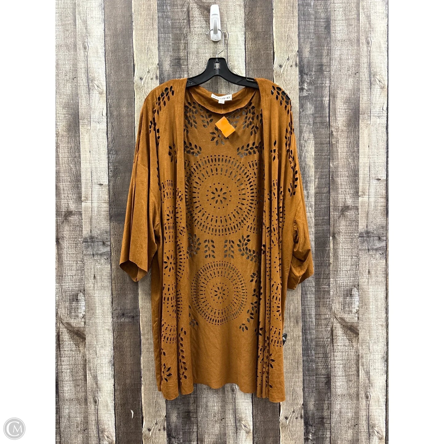 Cardigan By Artisan Ny In Brown, Size: Xl