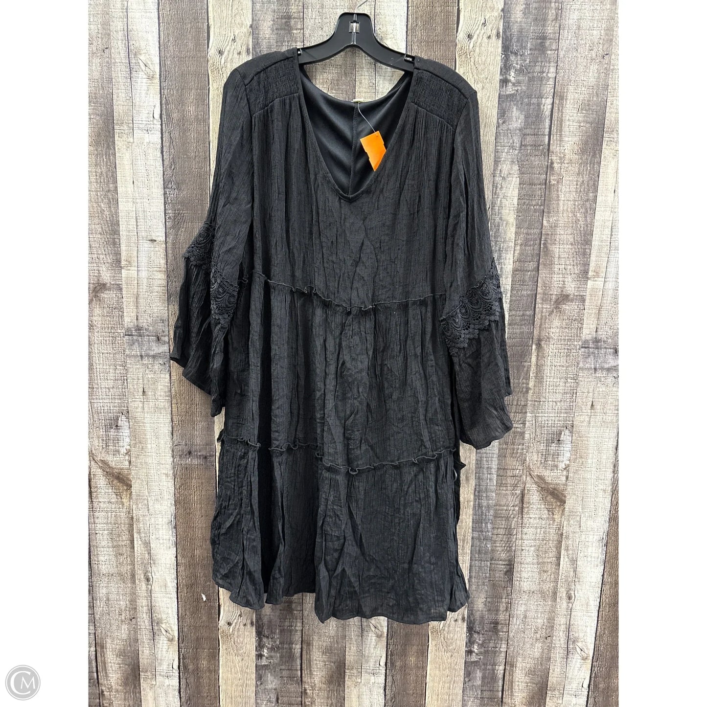 Dress Casual Short By Indigo Rose In Black, Size: 3x